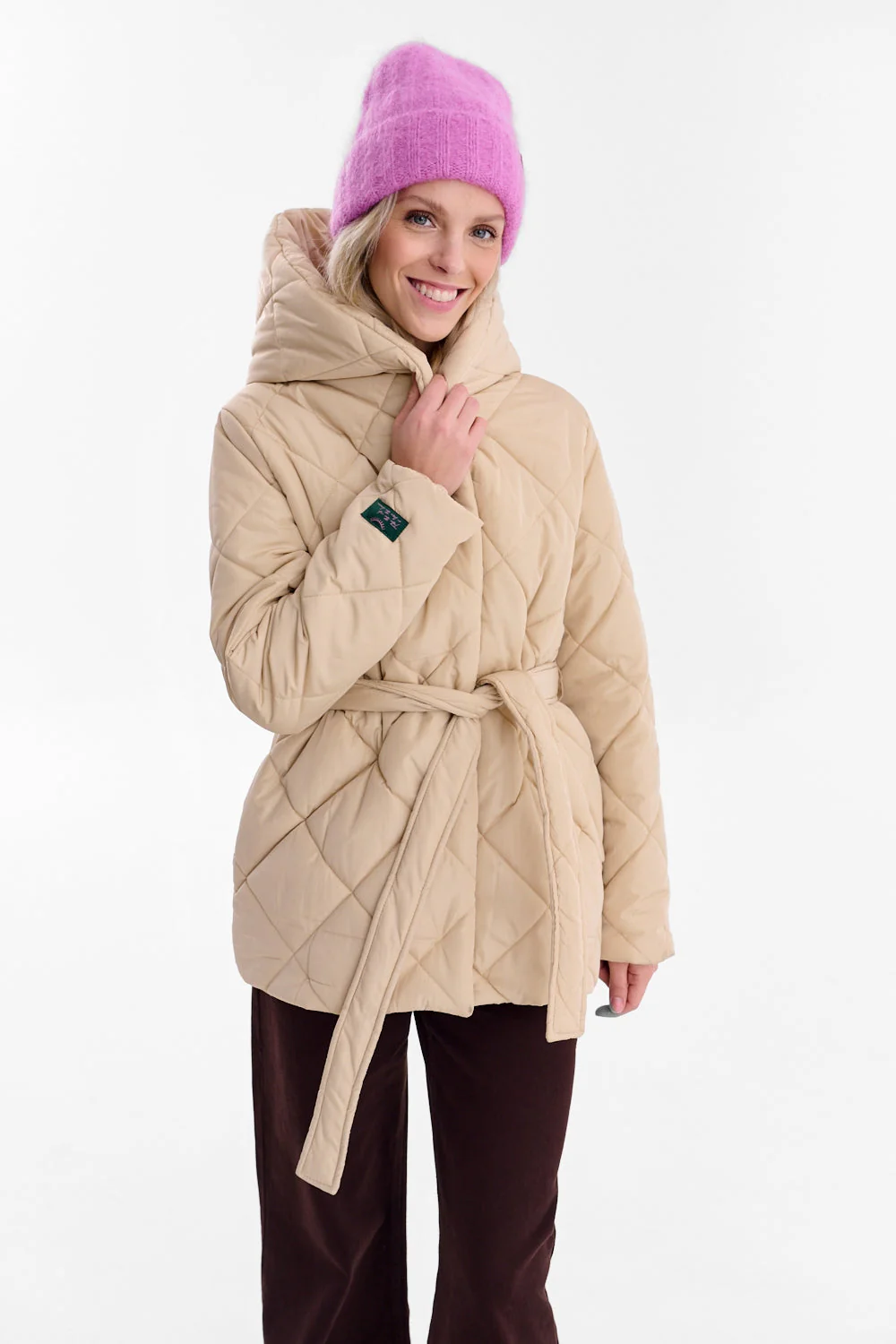 Anabelle Desert Moth Quilted Jacket - Image 24