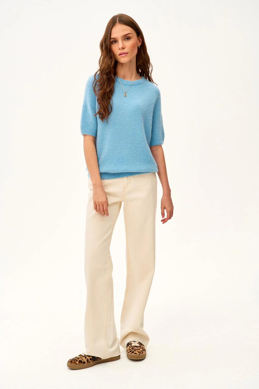 Aquarelle short sleeve sweater - Image 6