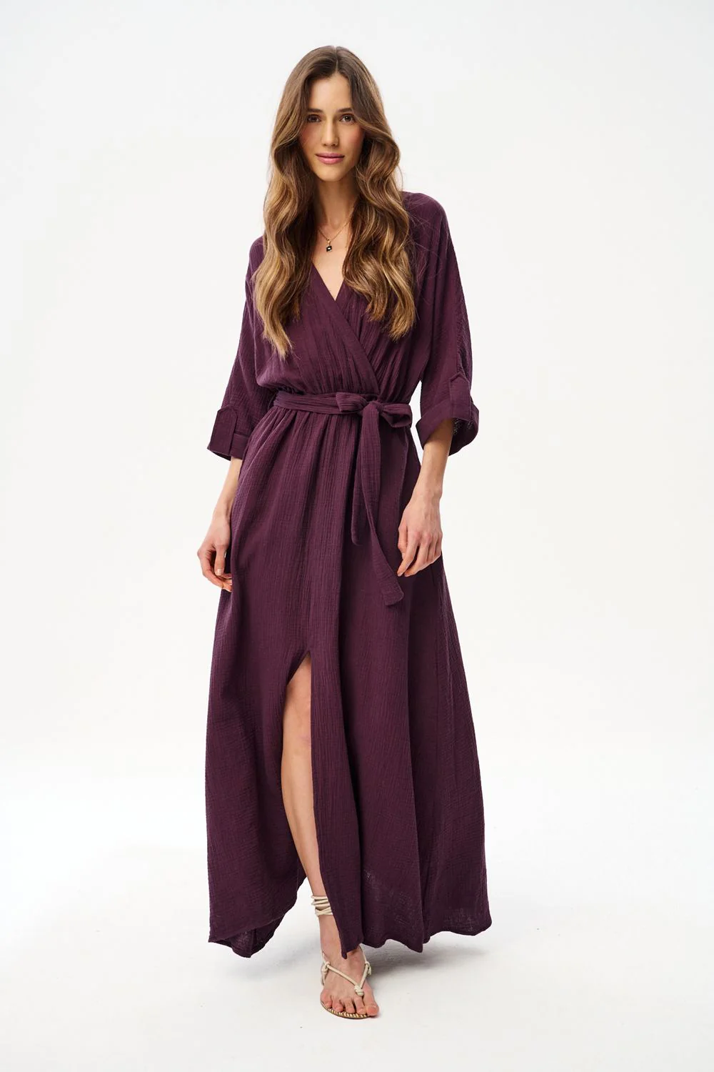 Avenya Long Muslin Dress - Image 3