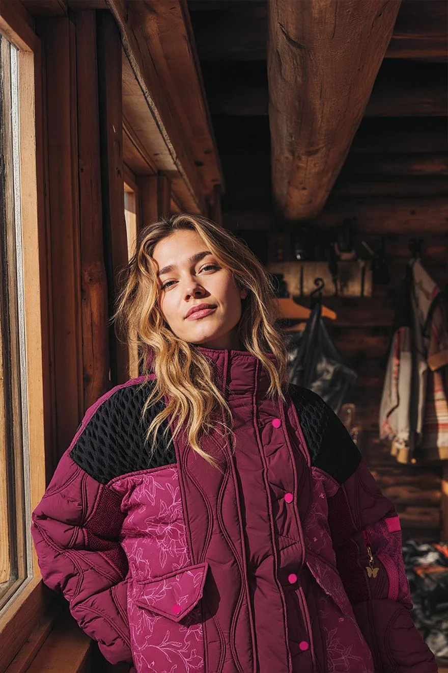 Berry Snuggle bomber jacket - Image 5