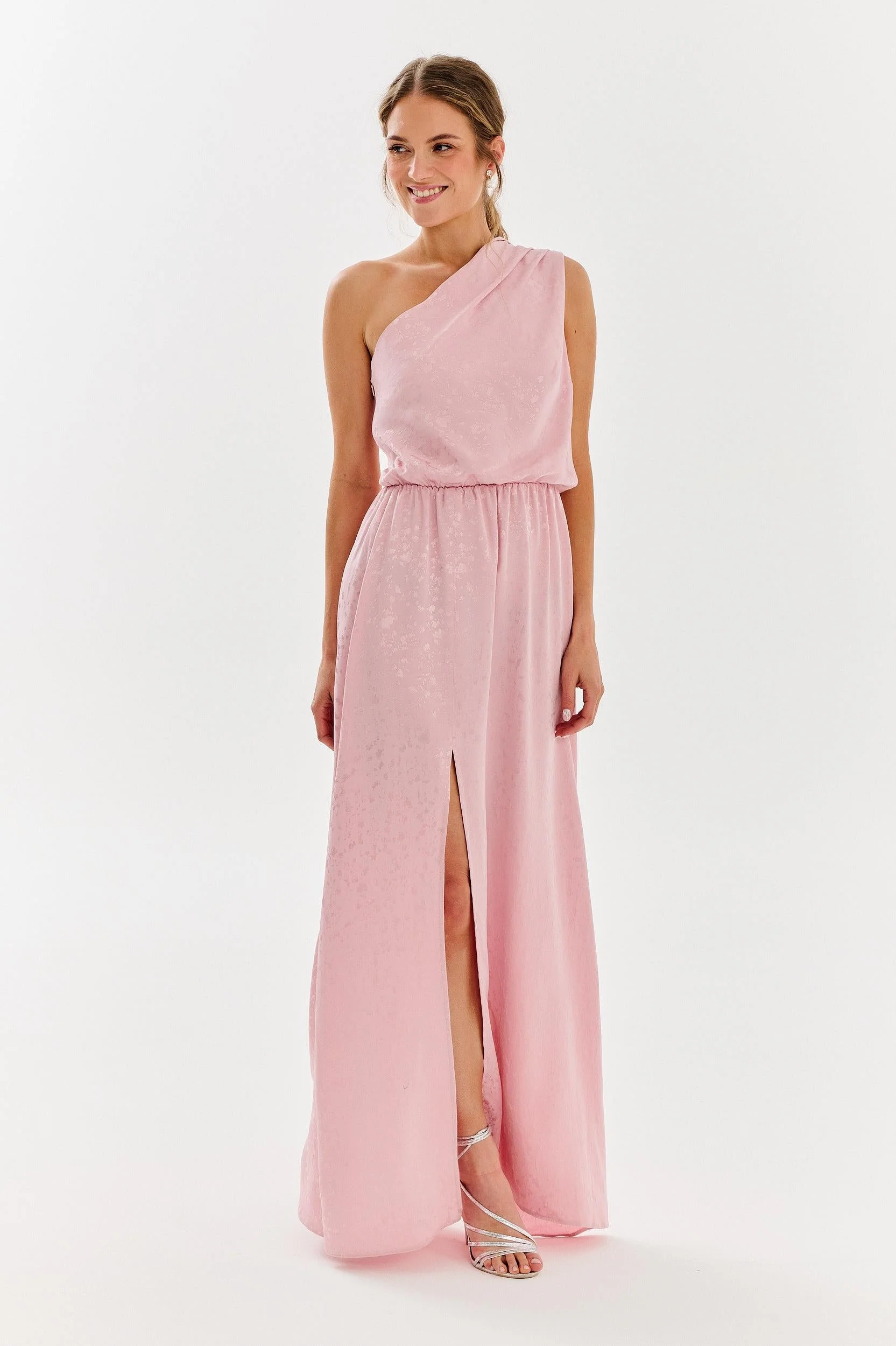 Blush Blossom asymmetrical dress - Image 11