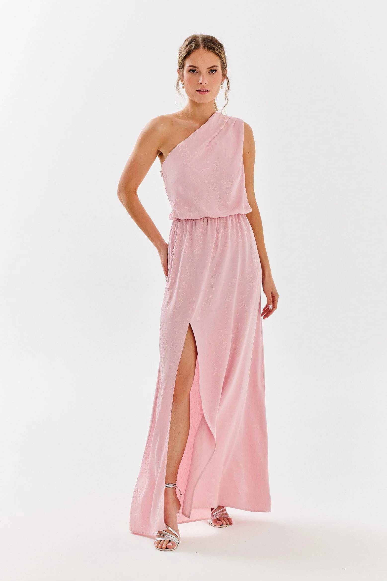 Blush Blossom asymmetrical dress - Image 5