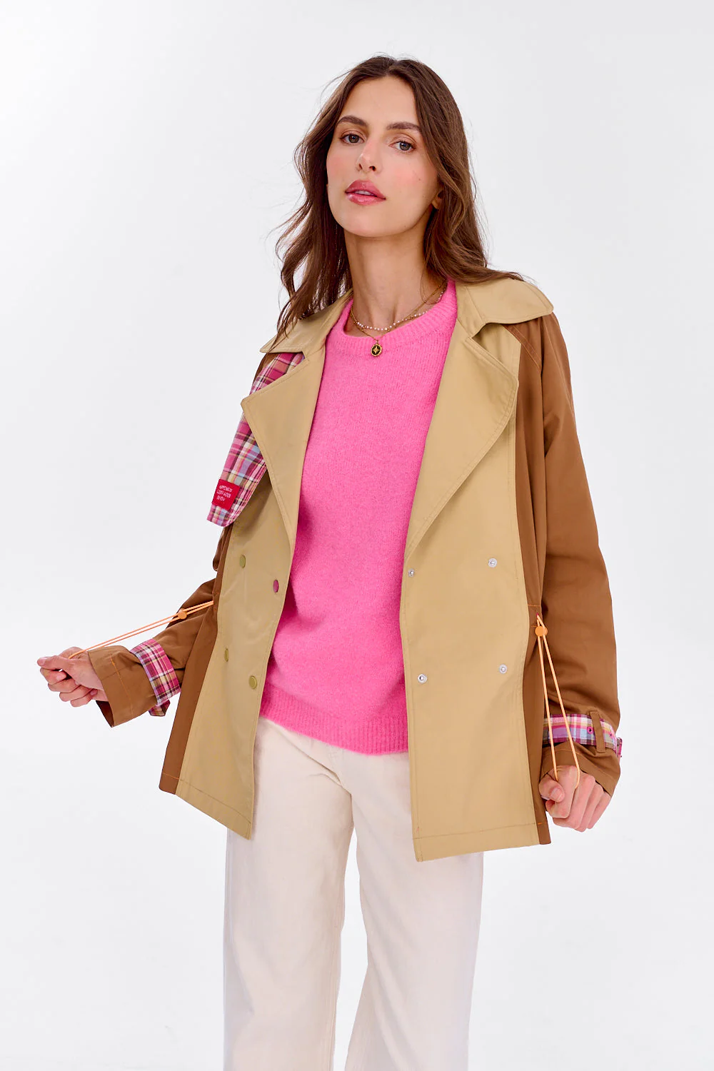 Coffee Break short trench coat - Image 10