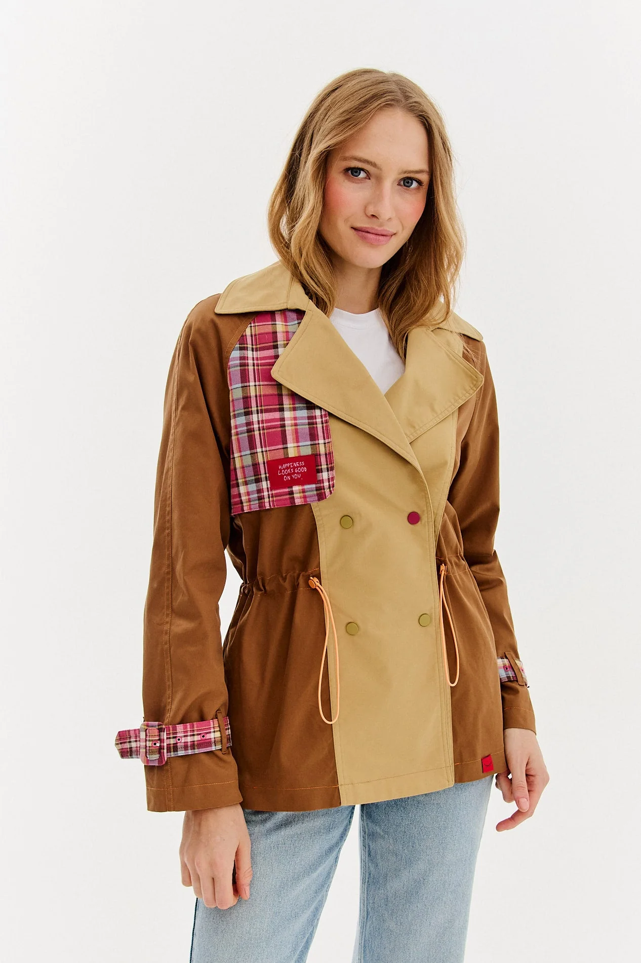 Coffee Break short trench coat - Image 4