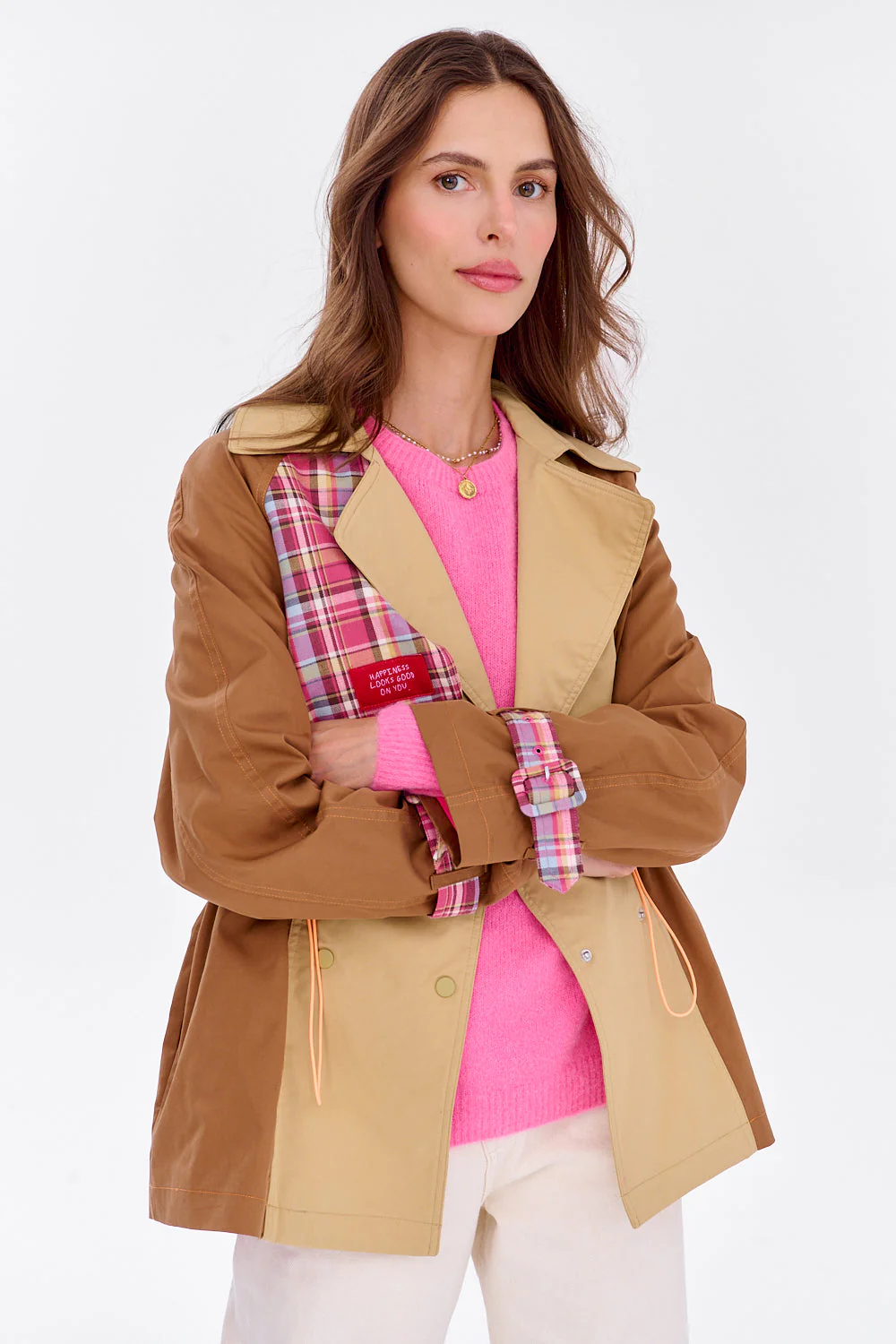 Coffee Break short trench coat - Image 5
