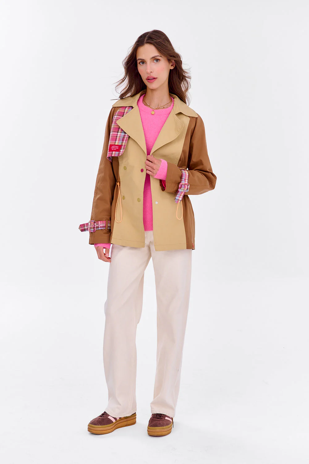 Coffee Break short trench coat - Image 6