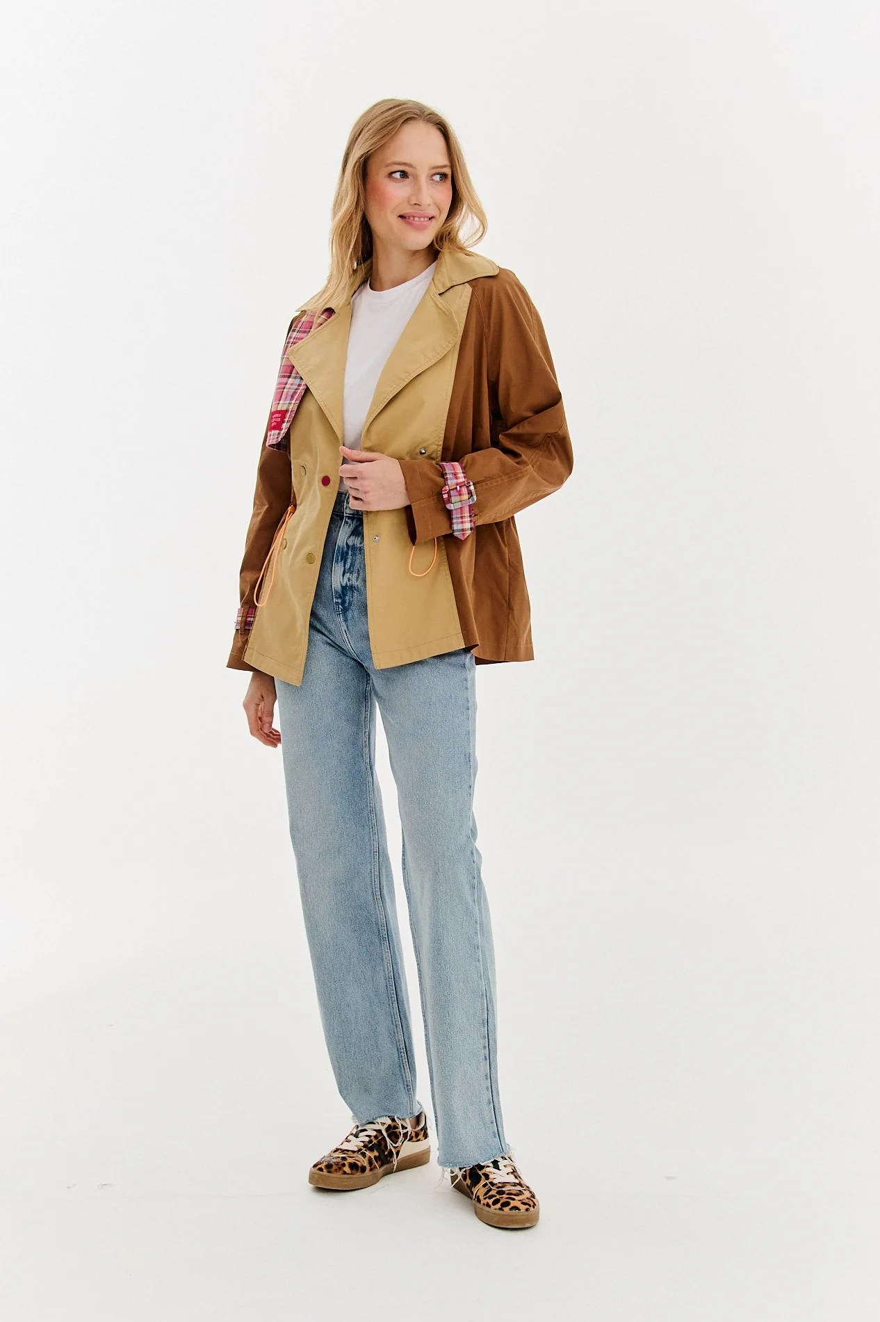 Coffee Break short trench coat - Image 7