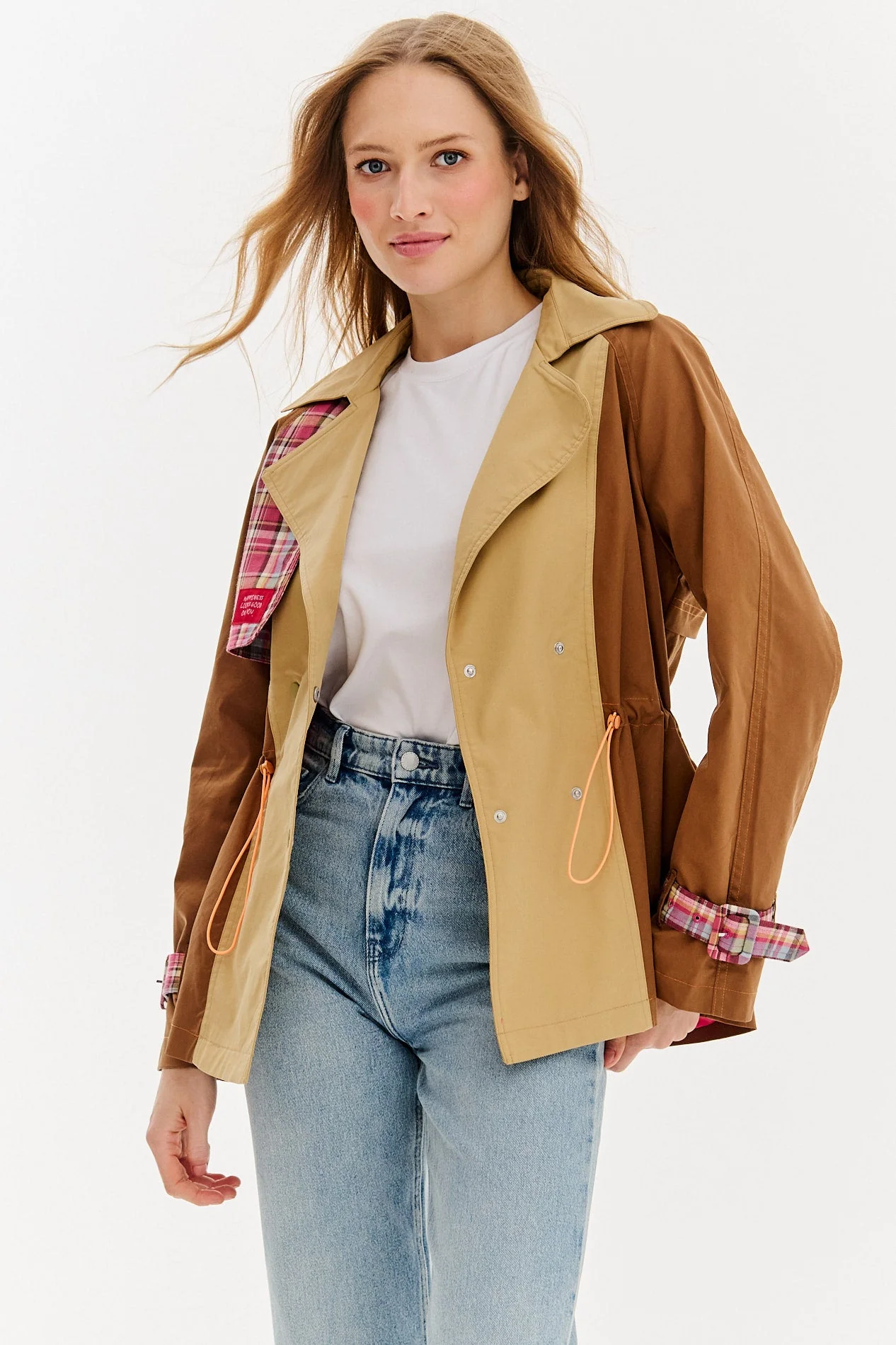 Coffee Break short trench coat - Image 8