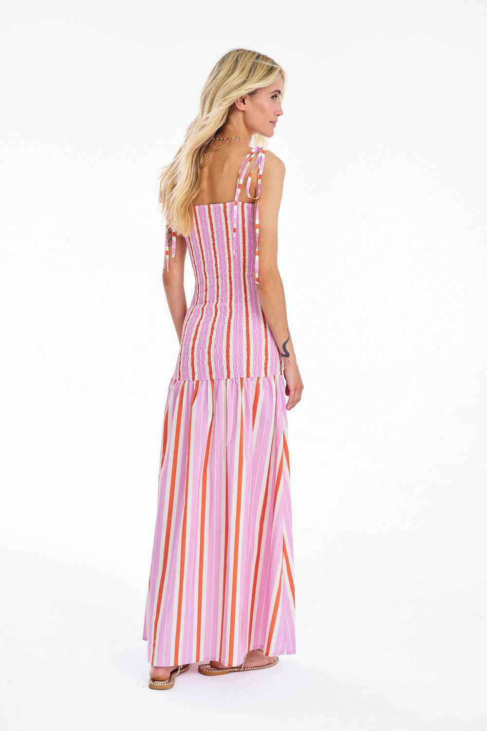 Coral Dreams Long Dress - Image 3