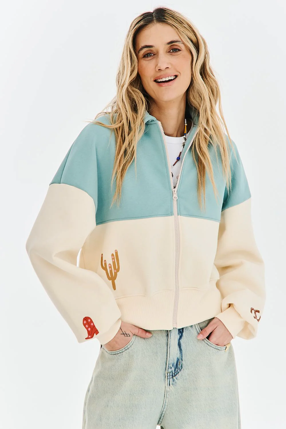 Cowgirl Club Zip-Up Sweatshirt - Image 4