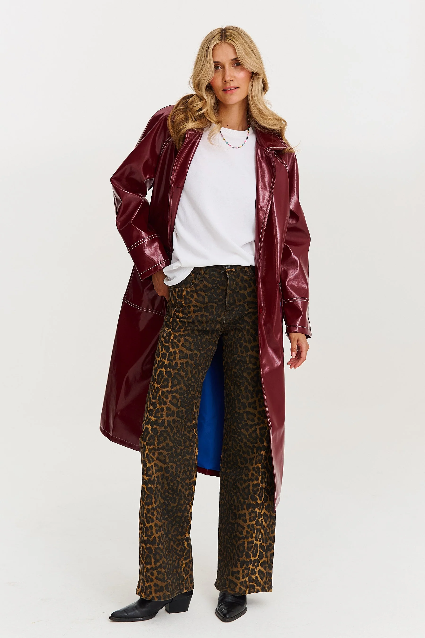 Deep Future pleather coat - Image 4