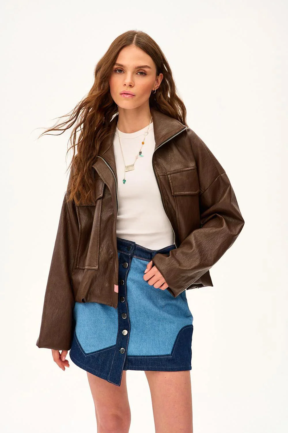 Desert Rose denim skirt - Image 10