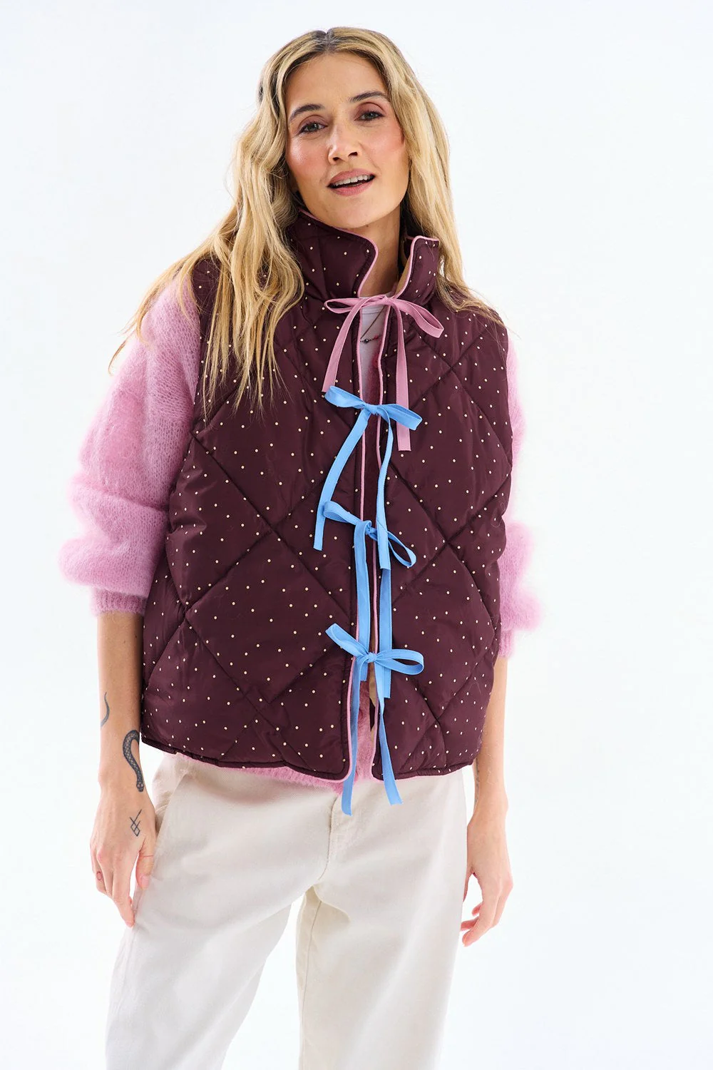 Dotlicious quilted vest - Image 11