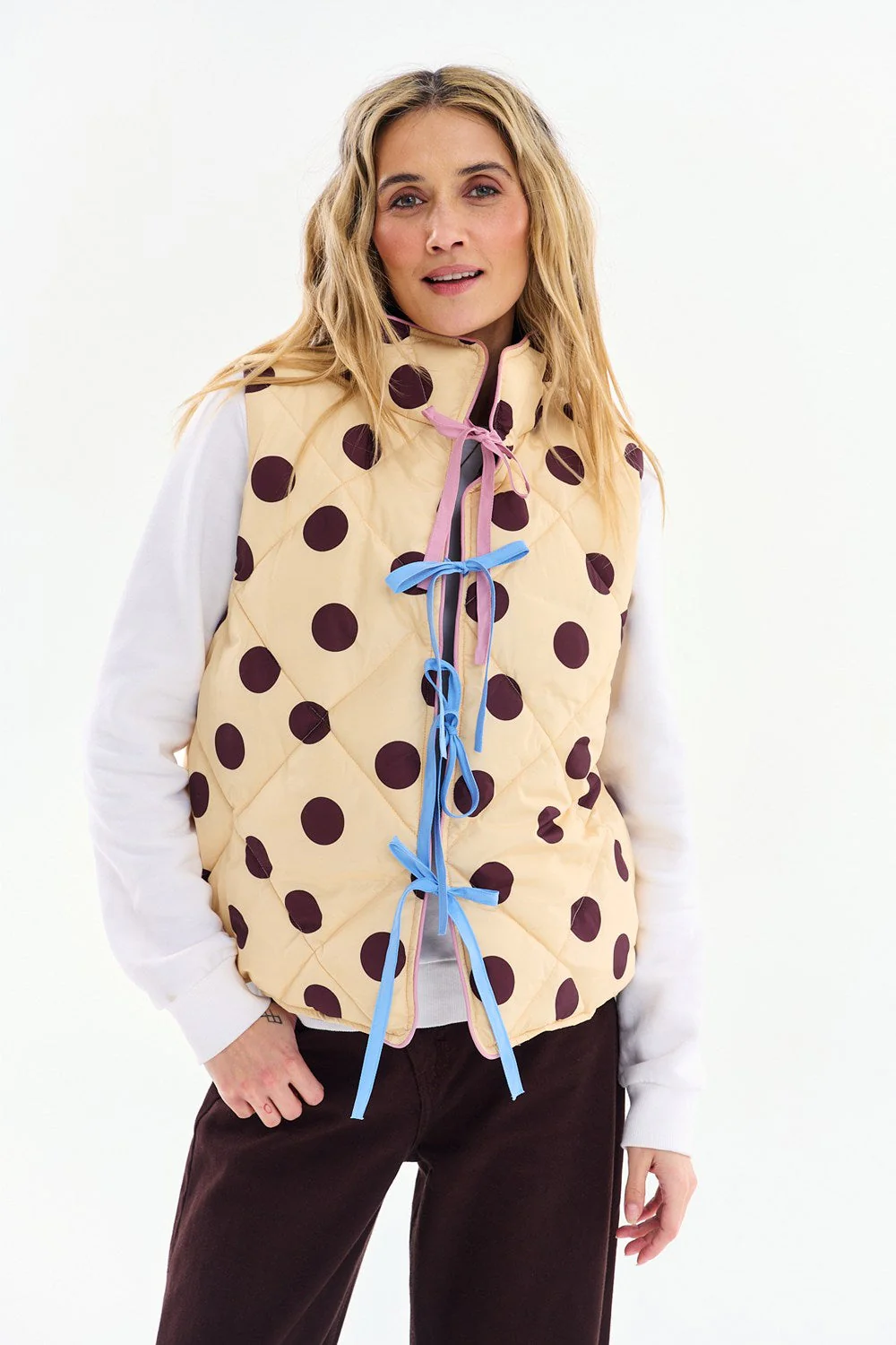 Dotlicious quilted vest - Image 17