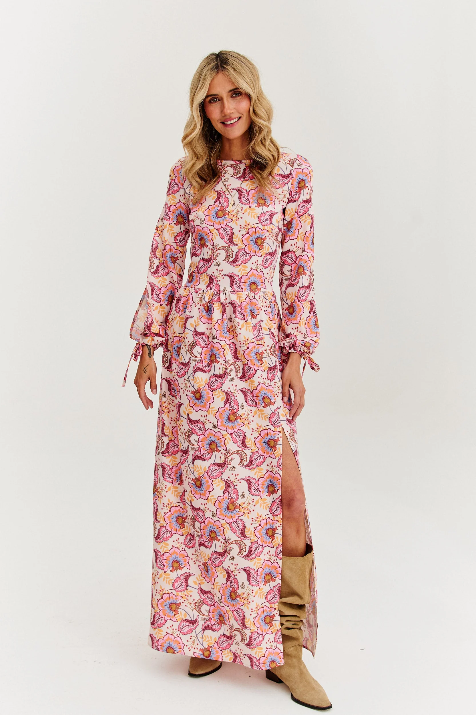 Dreamfield cracked-sleeve maxi dress - Image 3