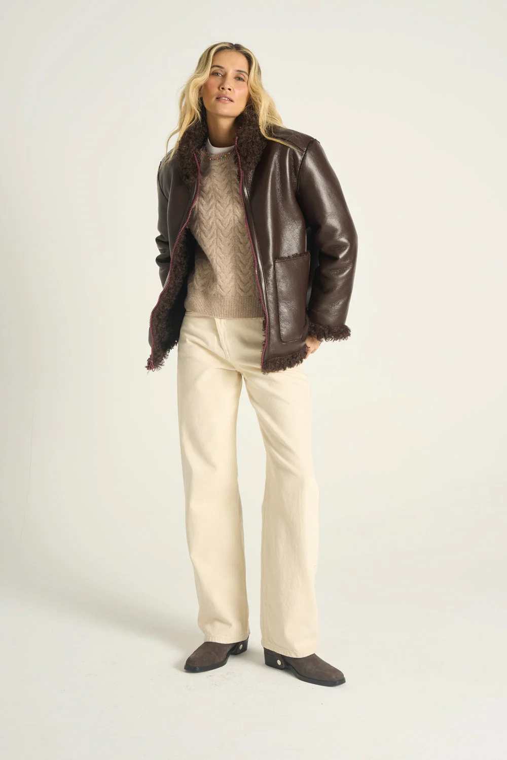 Fluffy Mocha Moonrise Jacket - Image 35