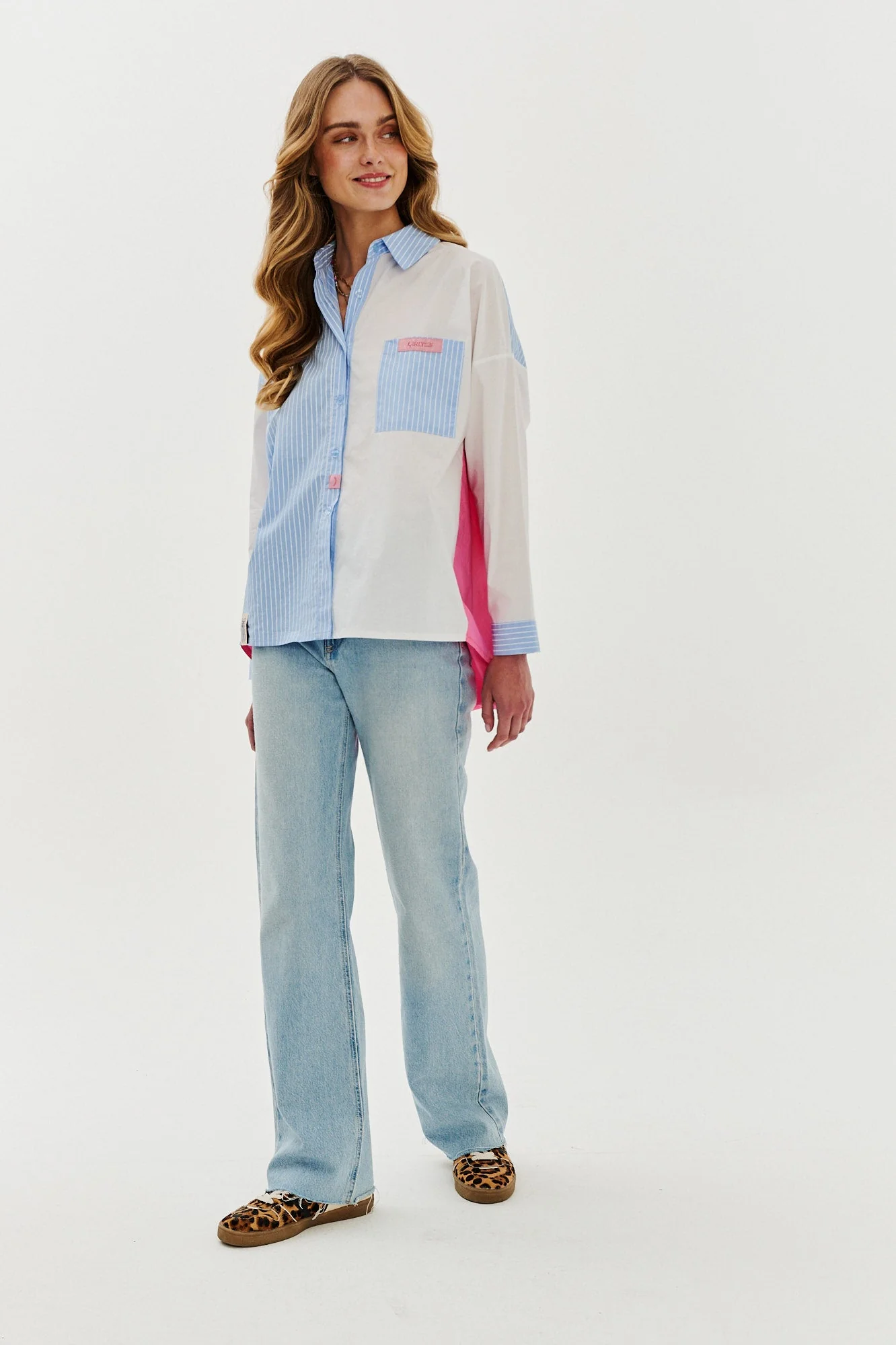 Fresh Attitude's blended fabric shirt - Image 7