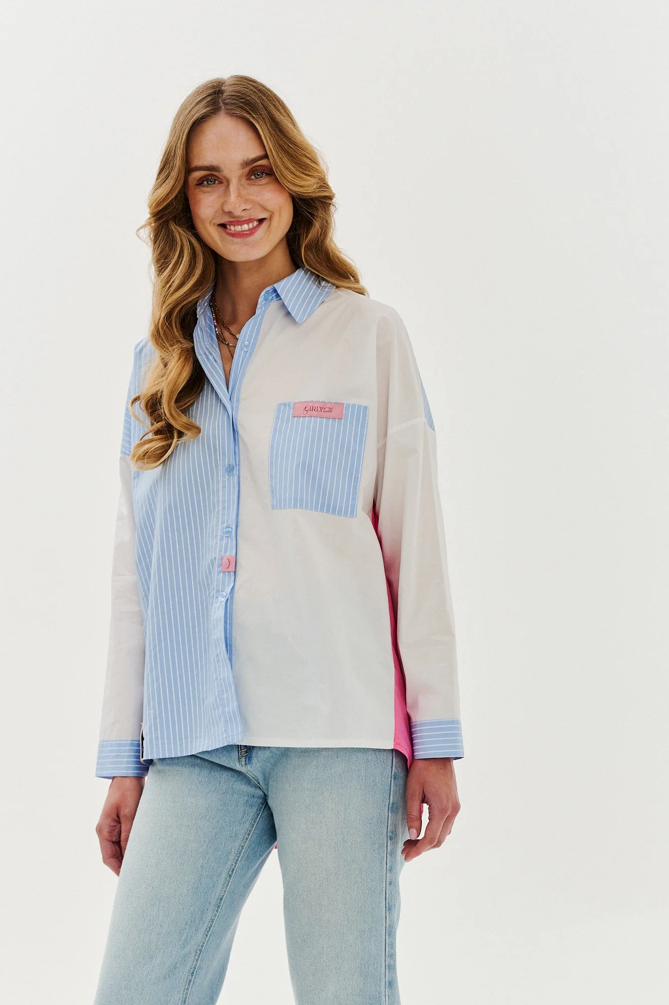 Fresh Attitude's blended fabric shirt - Image 8
