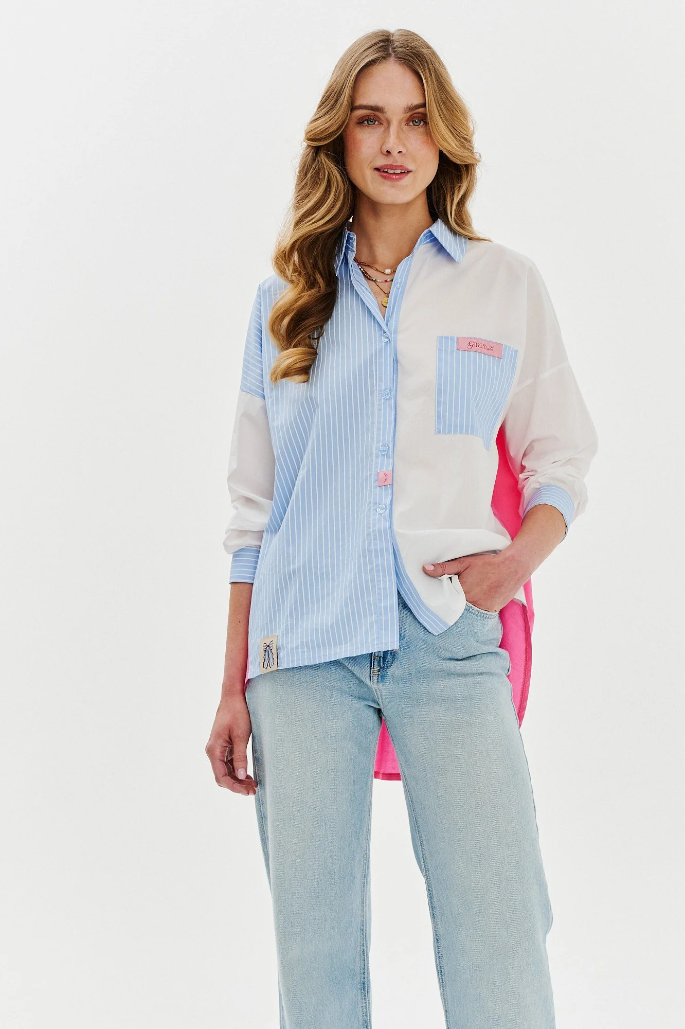 Fresh Attitude's blended fabric shirt - Image 9