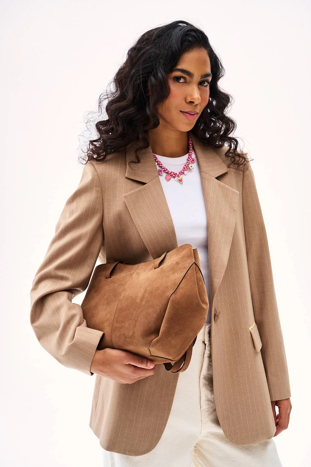 Gold Rush Leather Shopper Bag - Image 6