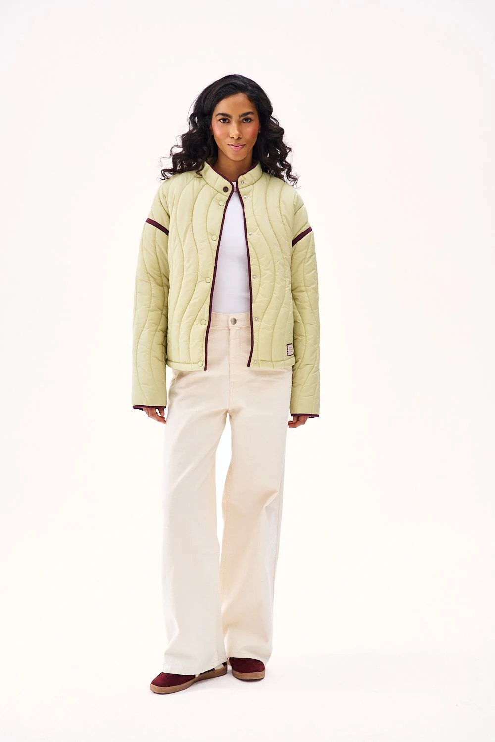 Green Tea Jacket with Scarf - Image 6