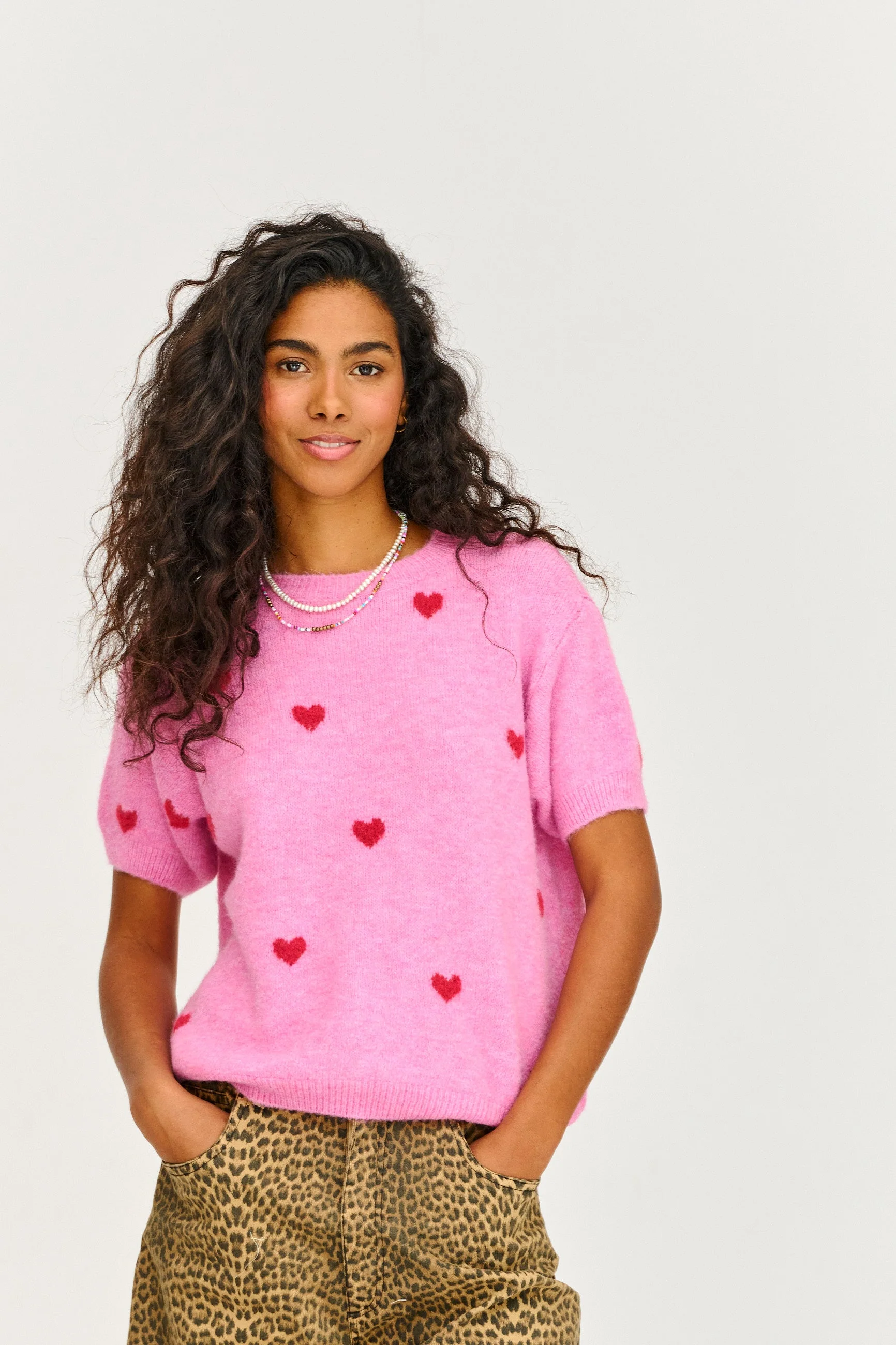 Heartbeat short-sleeved sweater - Image 7