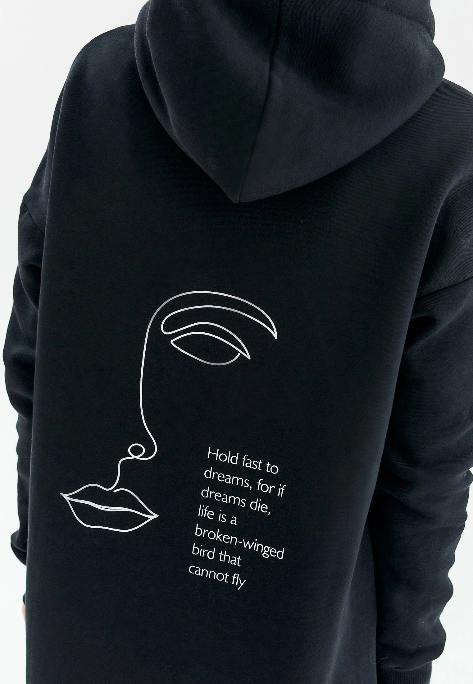 Hold Fast To Dreams longline hoodie - Image 10