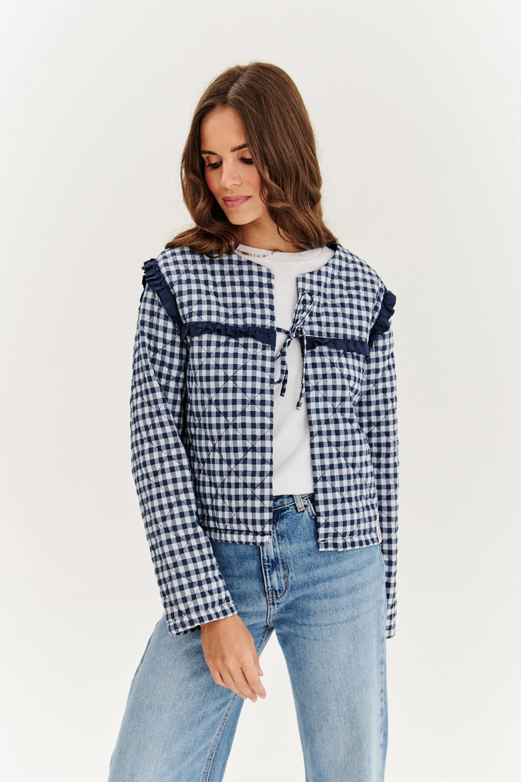 Indigo Charm lightweight quilted jacket - Image 3