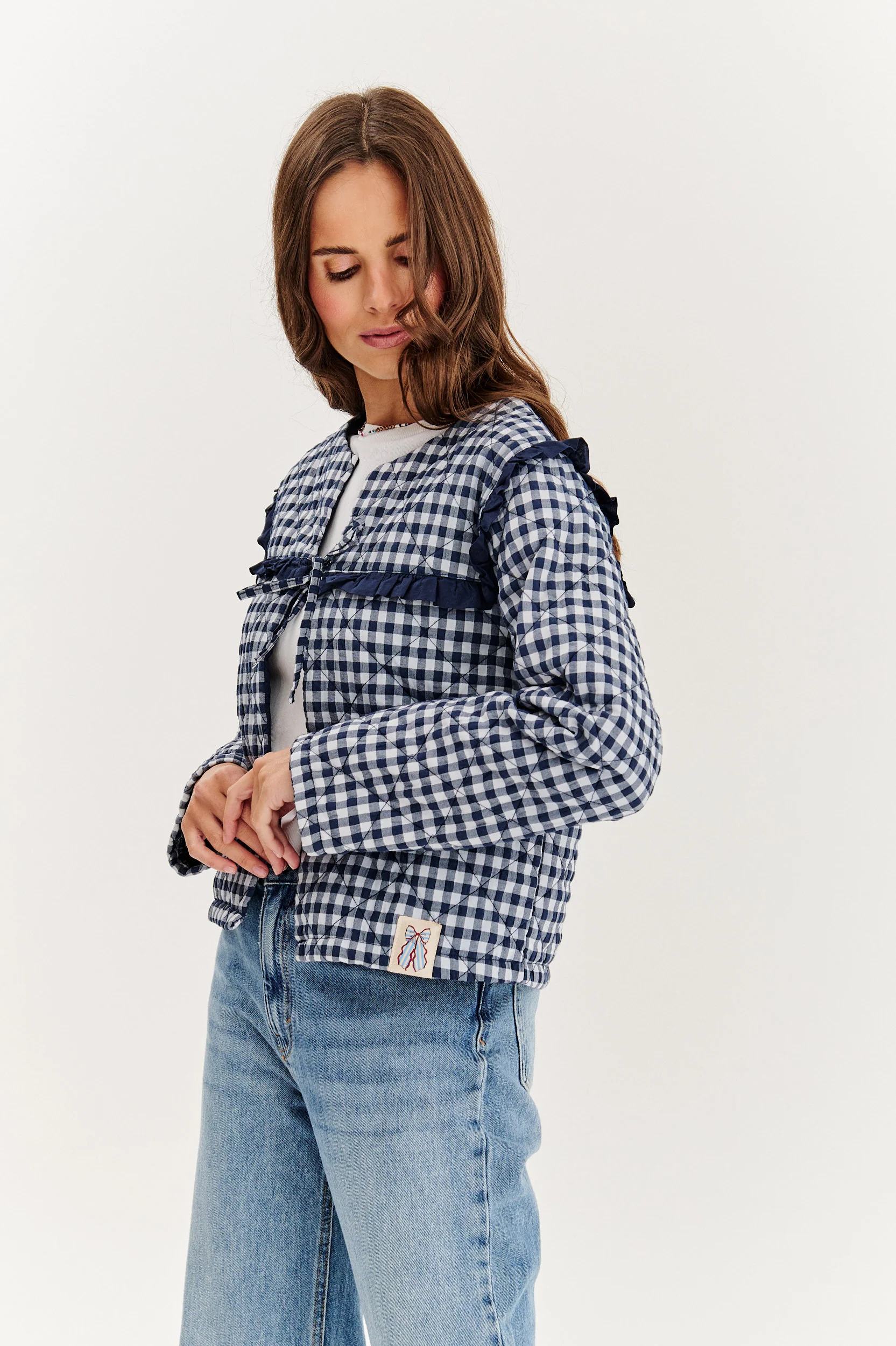 Indigo Charm lightweight quilted jacket - Image 6