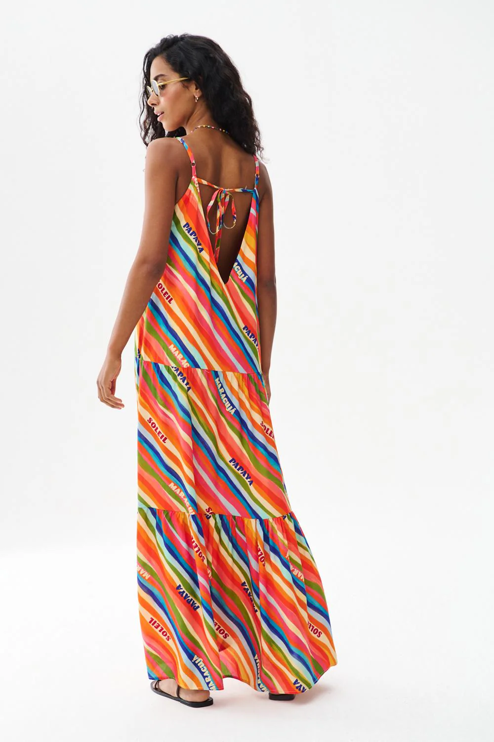 Juicy Lines Maxi Dress with Straps - Image 4