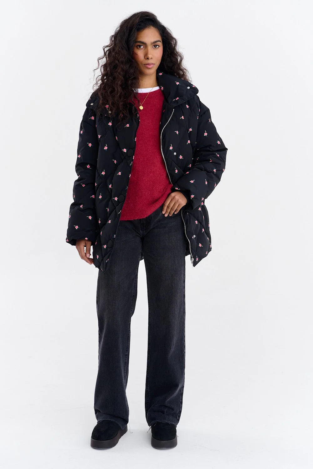Meribel Petite Rose Down Jacket - Image 7