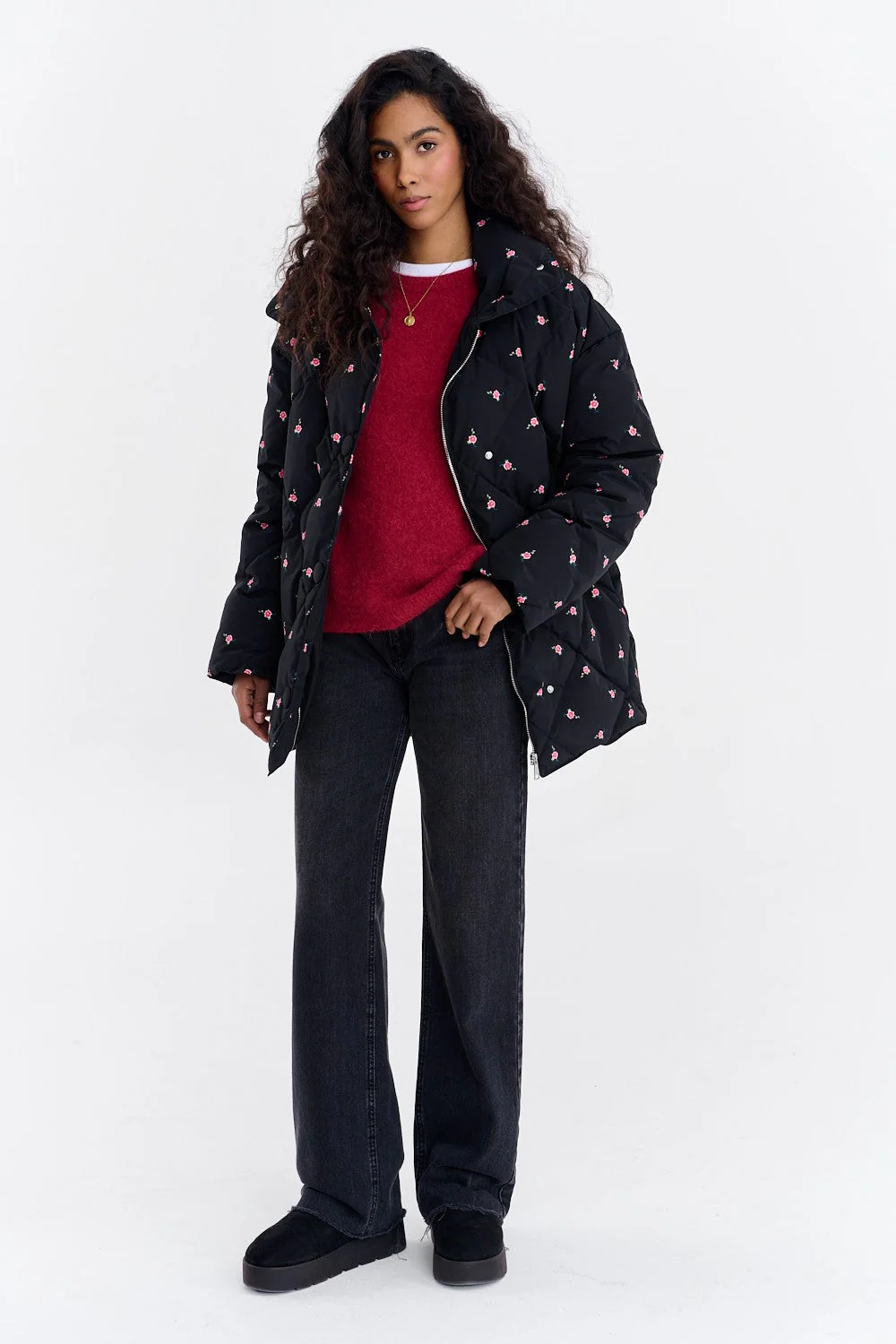 Meribel Petite Rose Down Jacket - Image 8