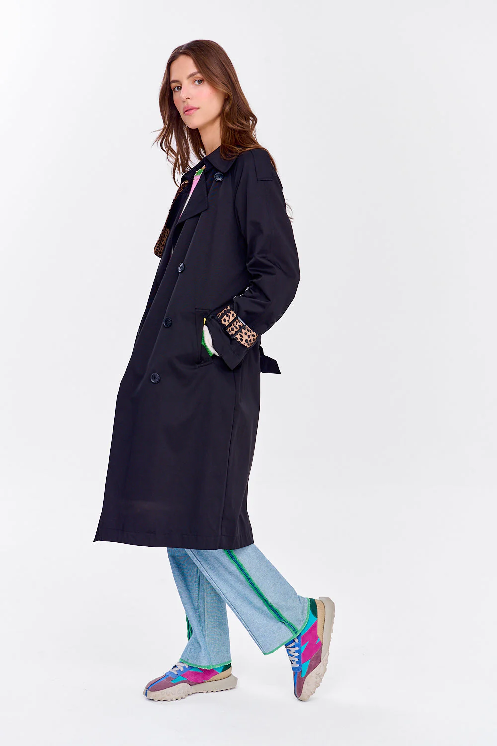 Midnight Roar classic trench coat - Image 22