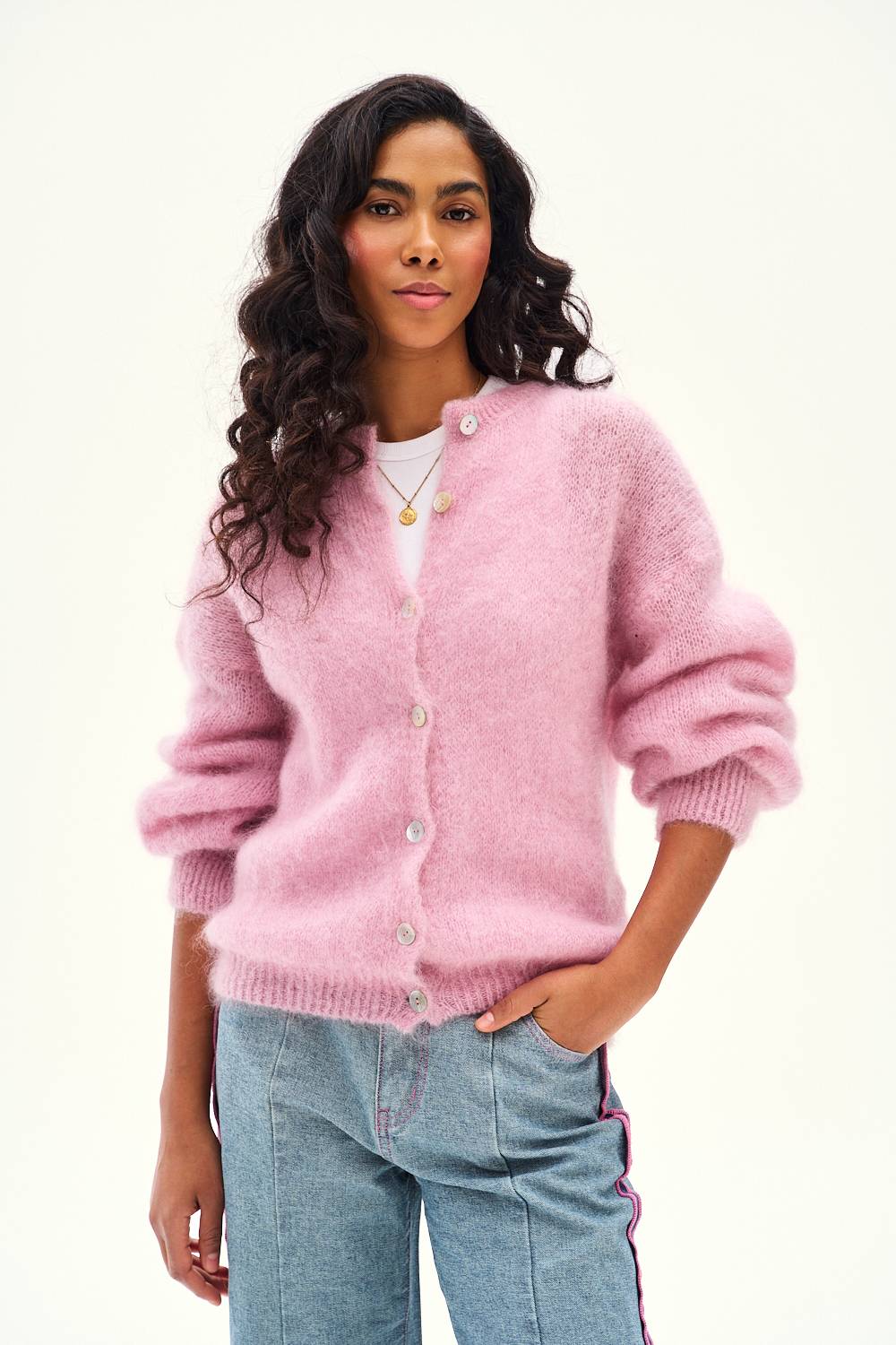 Milkshake mohair cardigan - Image 10