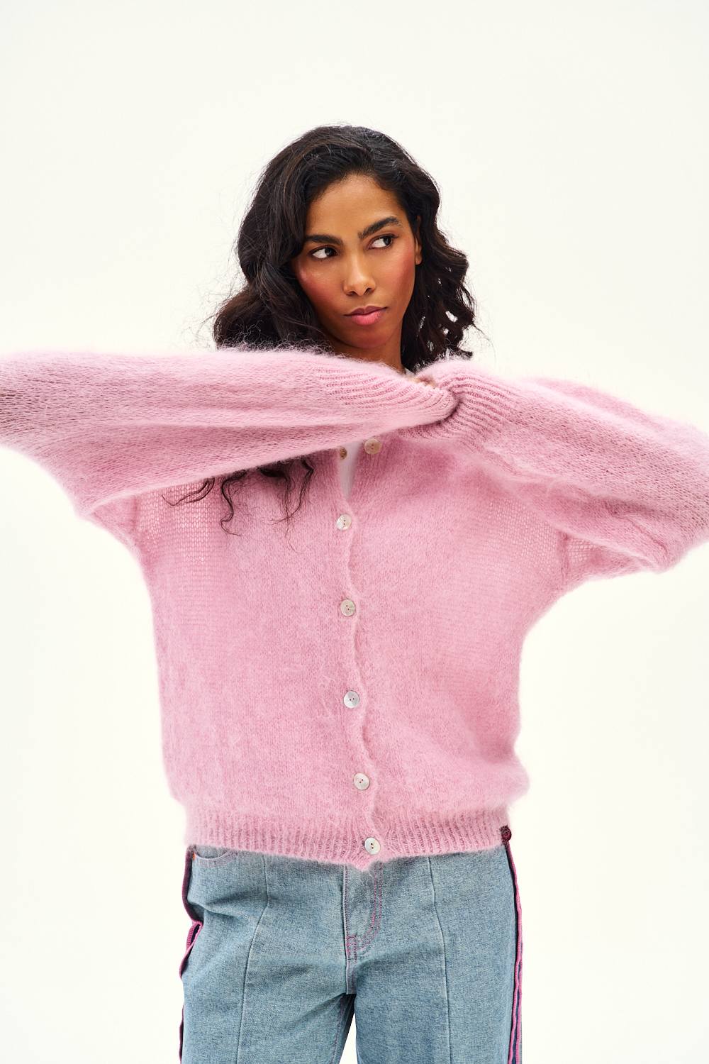 Milkshake mohair cardigan - Image 14