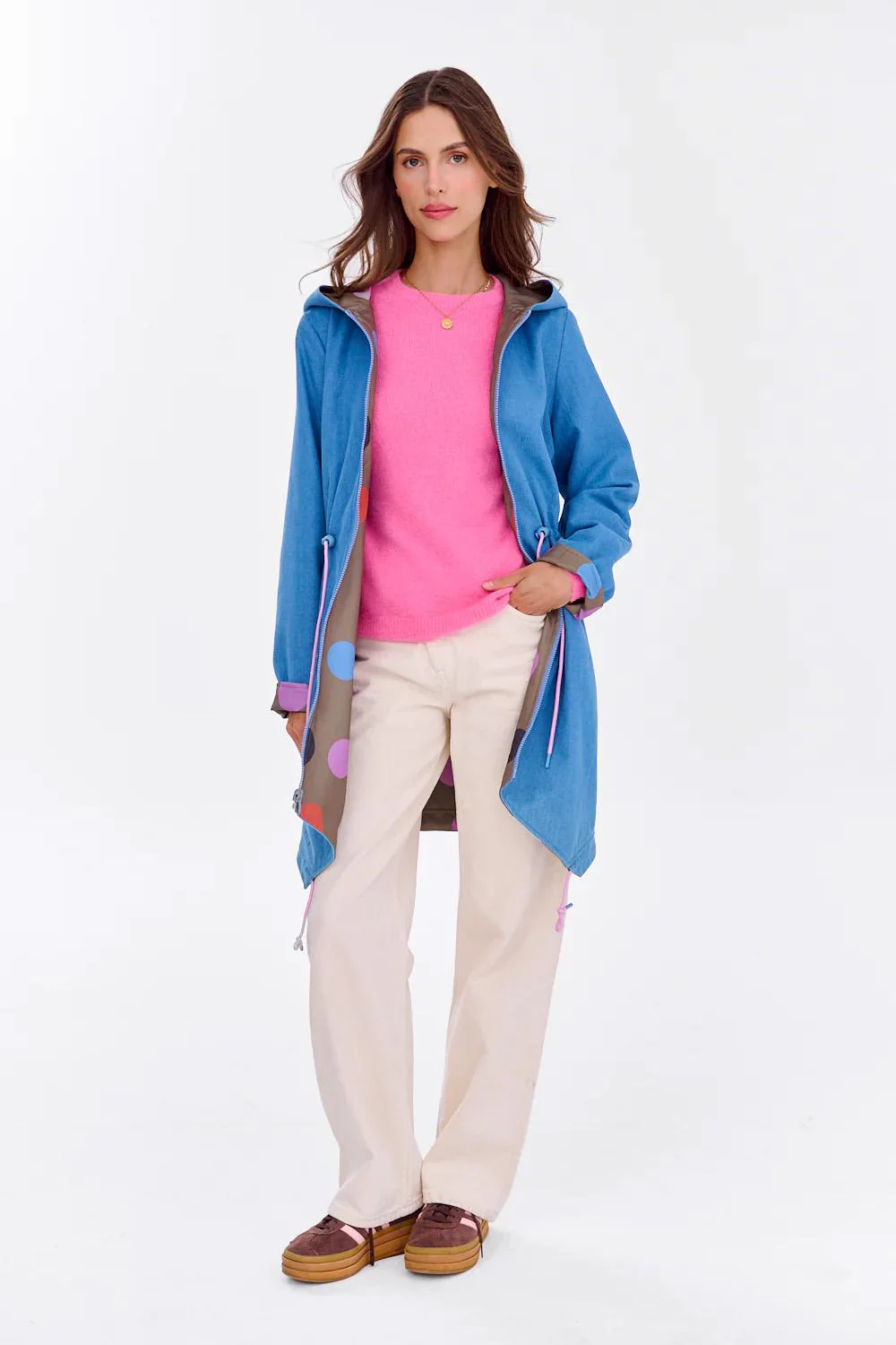 Moon Dots reversible parka - Image 13