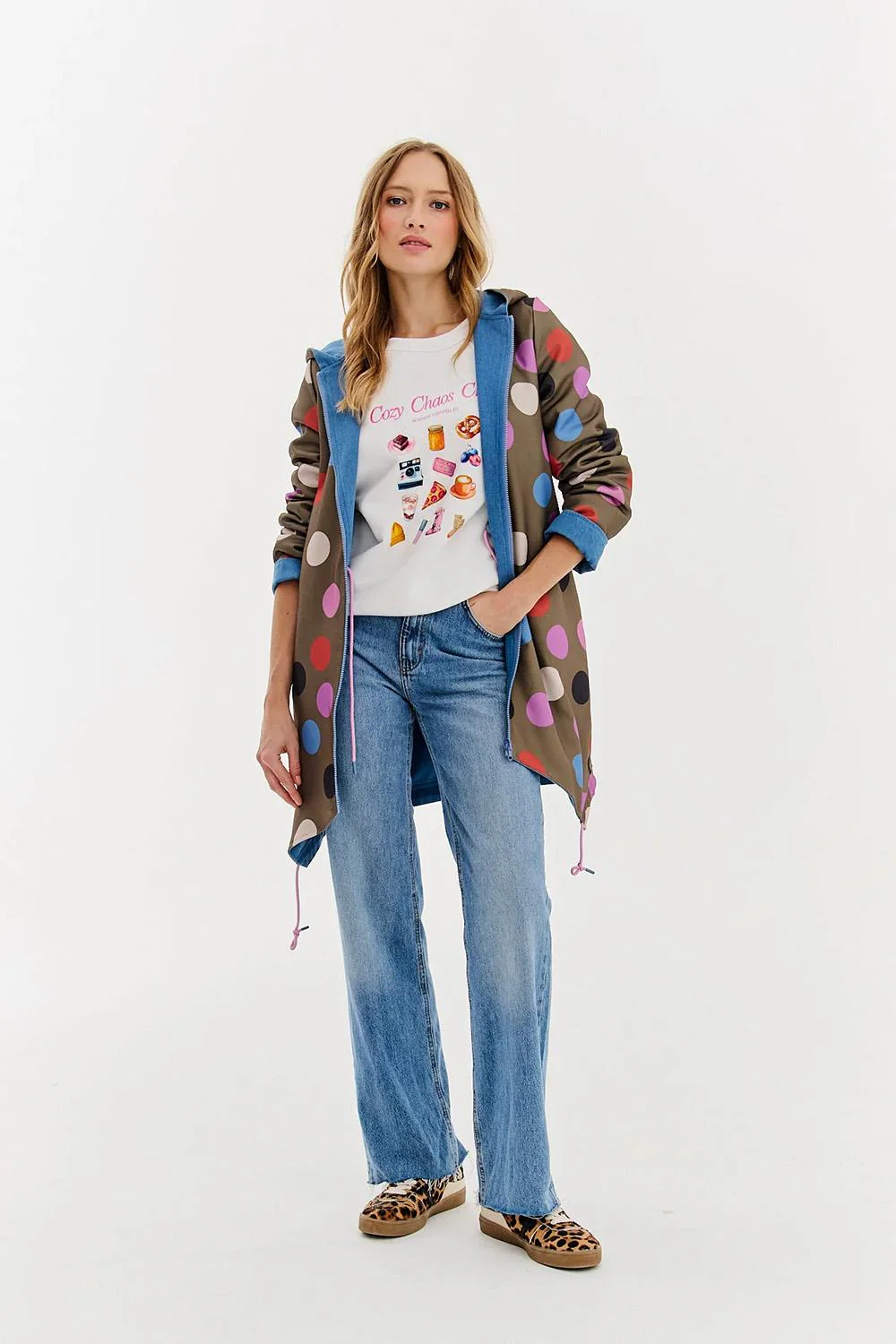 Moon Dots reversible parka - Image 21