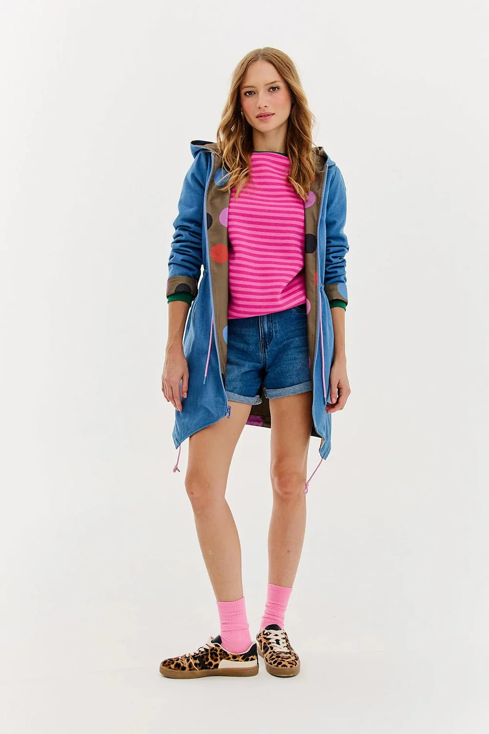 Moon Dots reversible parka - Image 24