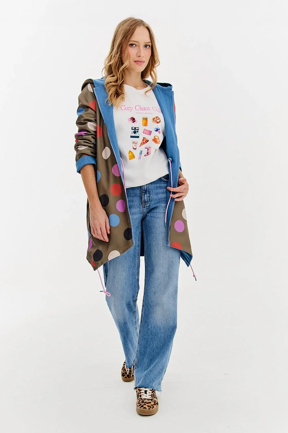 Moon Dots reversible parka - Image 26
