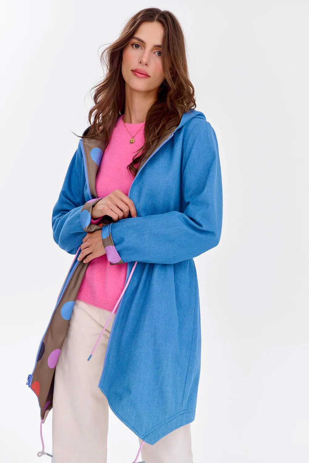 Moon Dots reversible parka - Image 5