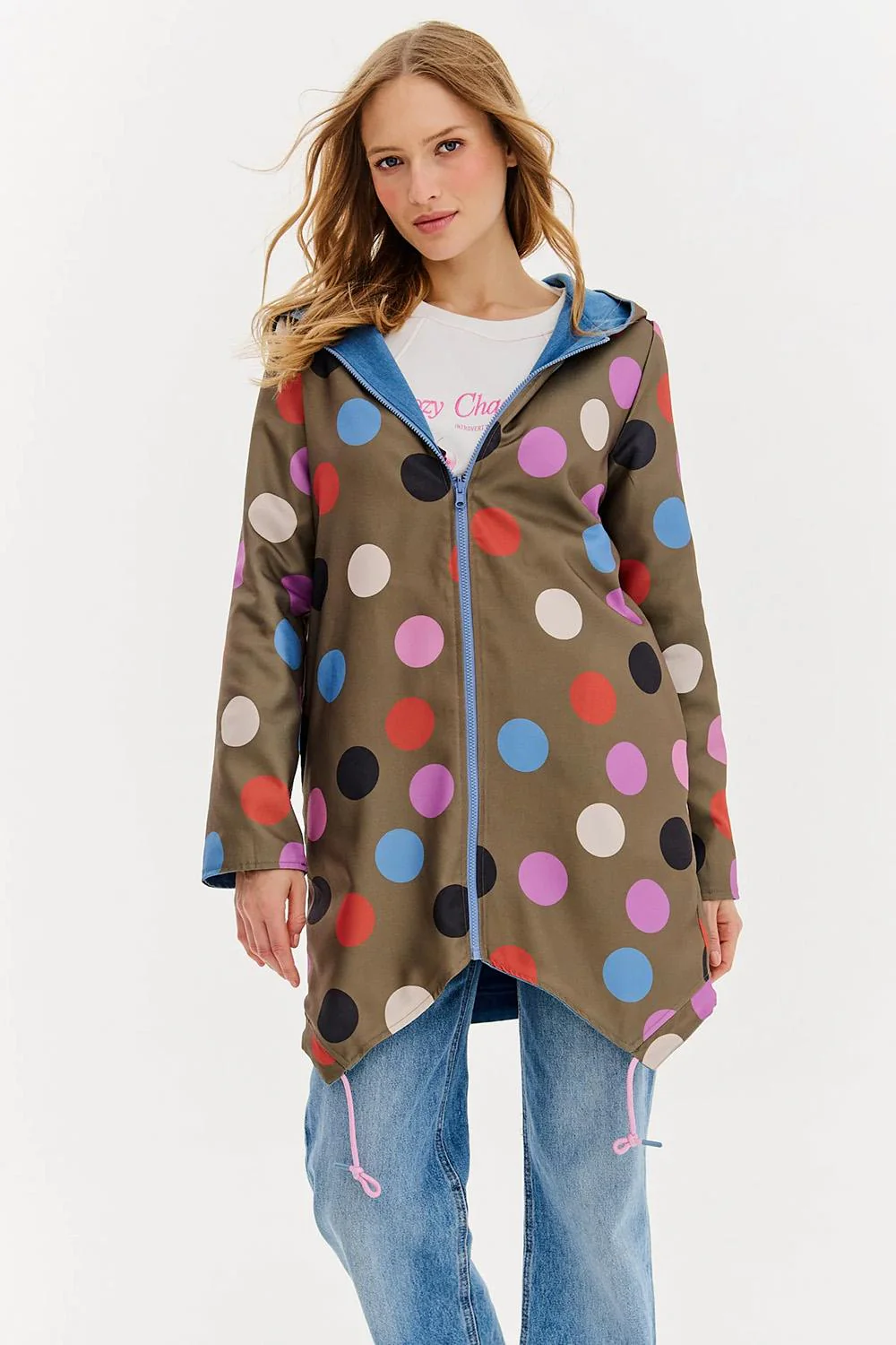 Moon Dots reversible parka - Image 8