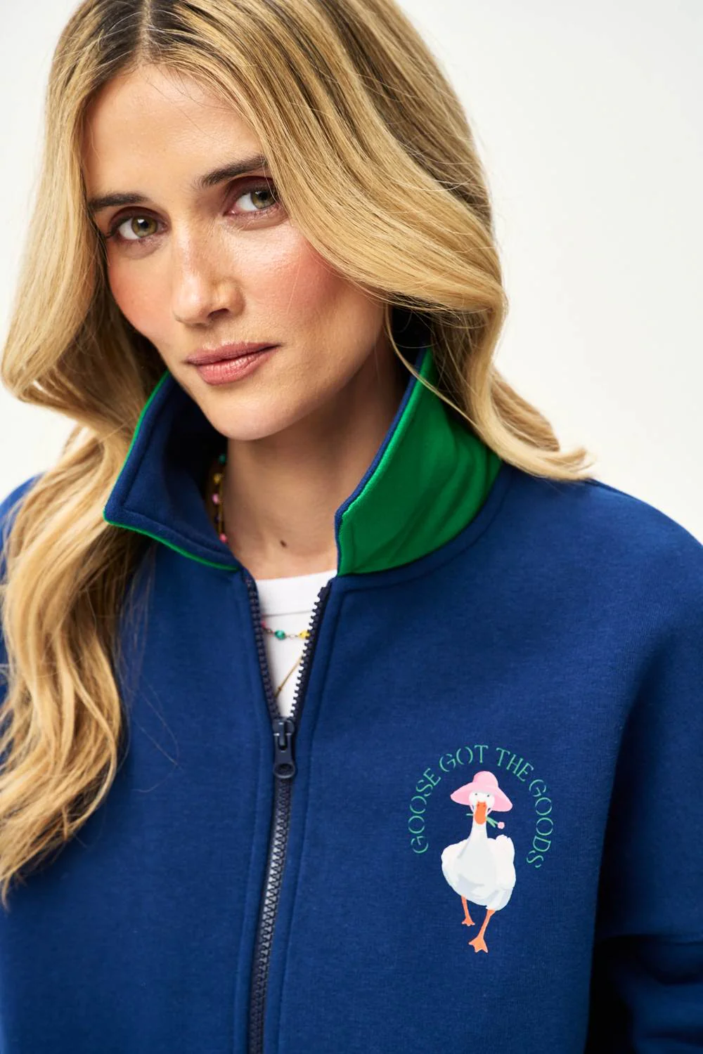 Mrs. Goose zip-up sweatshirt - Image 6