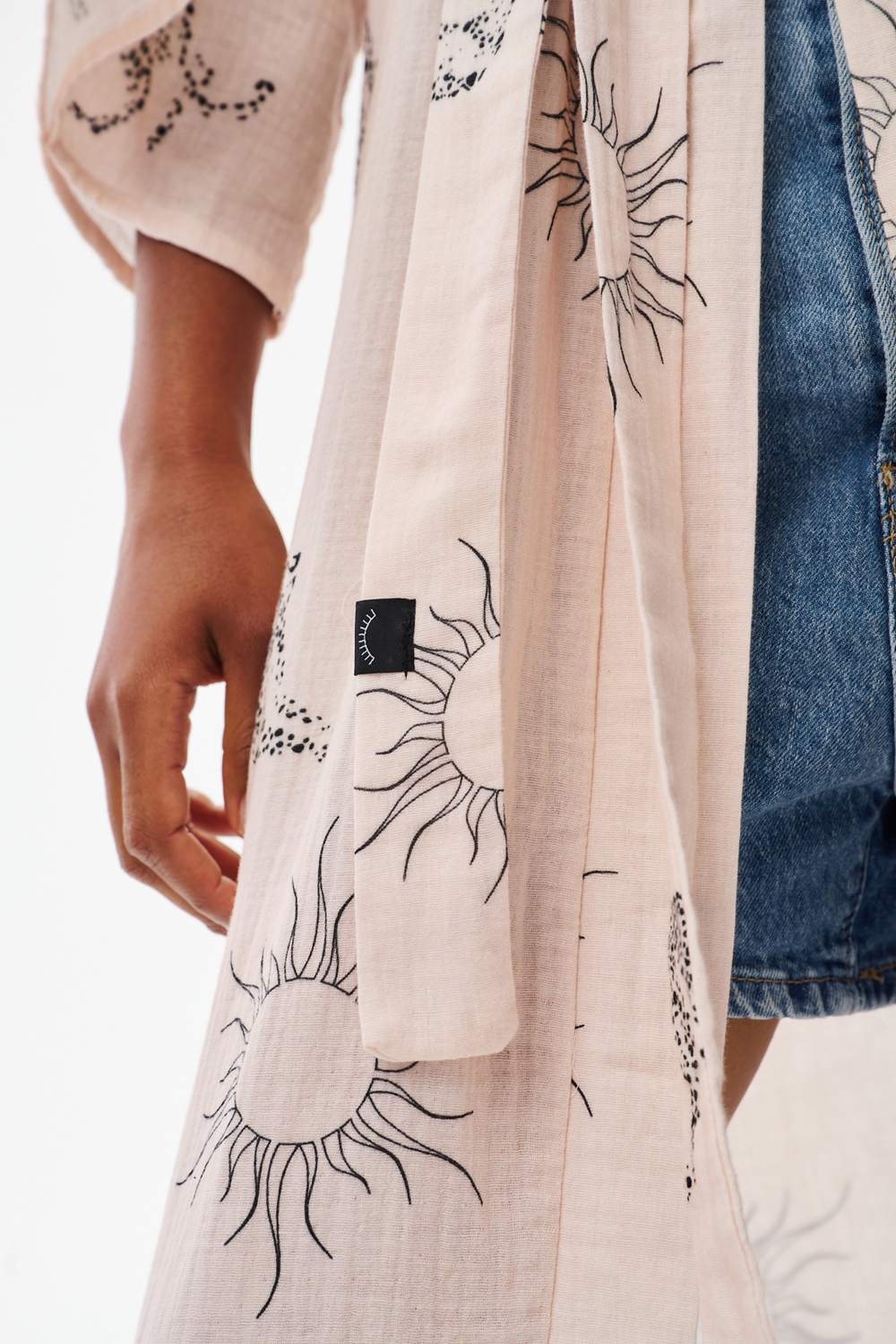 New Mythology Muslin Kimono - Image 10