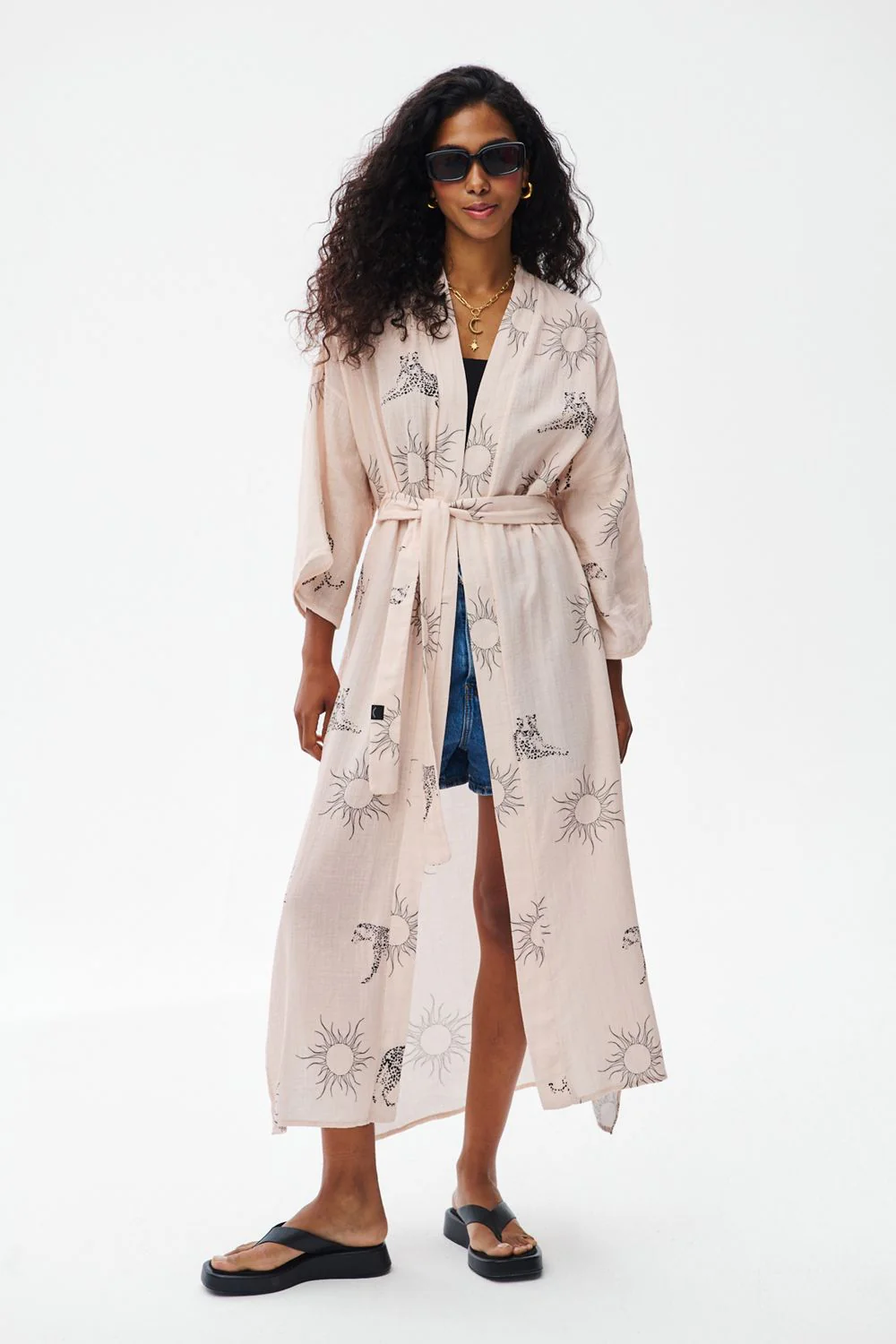 New Mythology Muslin Kimono - Image 5
