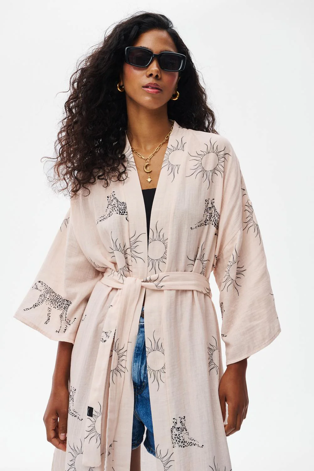 New Mythology Muslin Kimono - Image 8