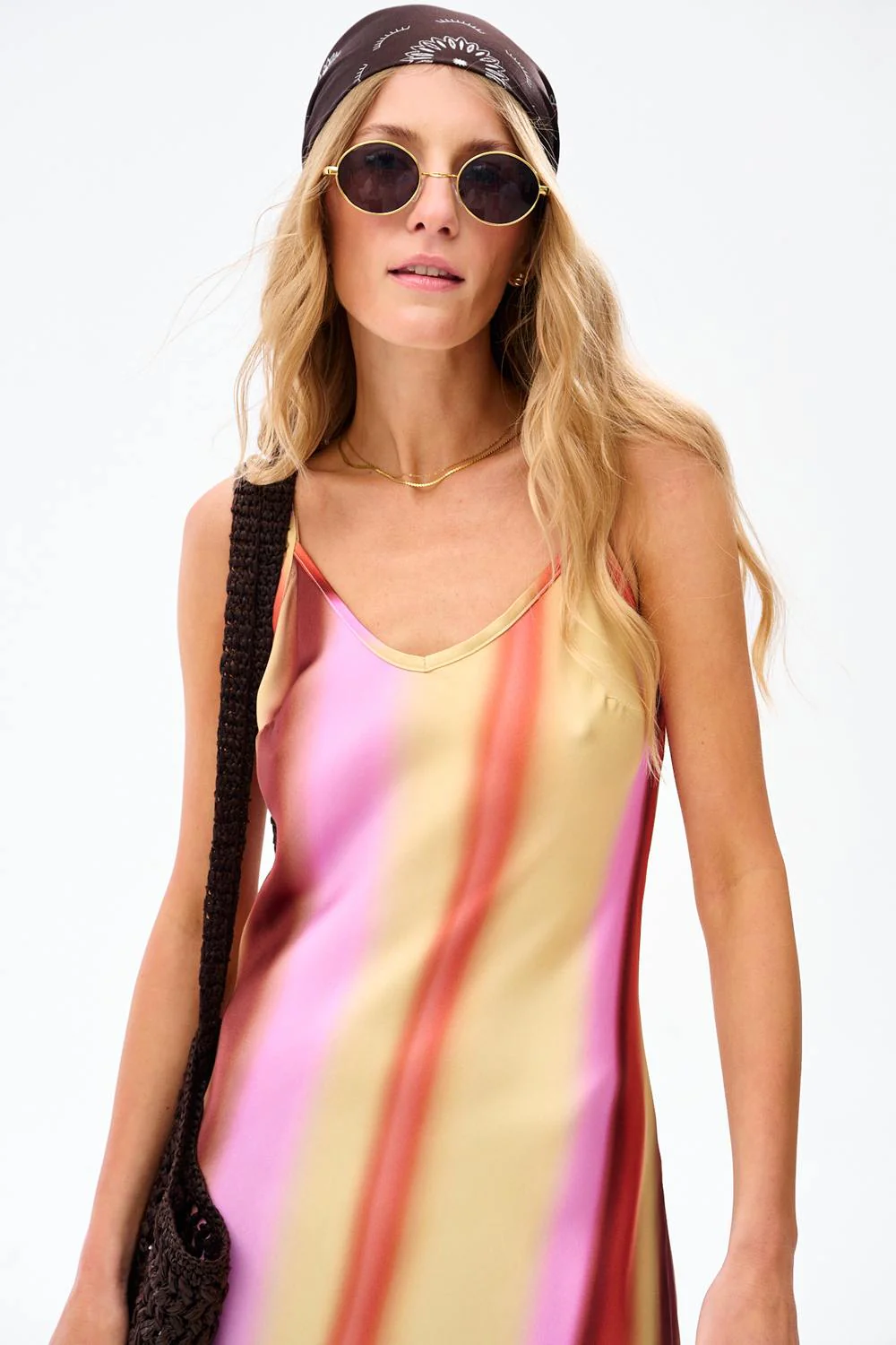 Painted Dusk Maxi Dress with Straps - Image 4