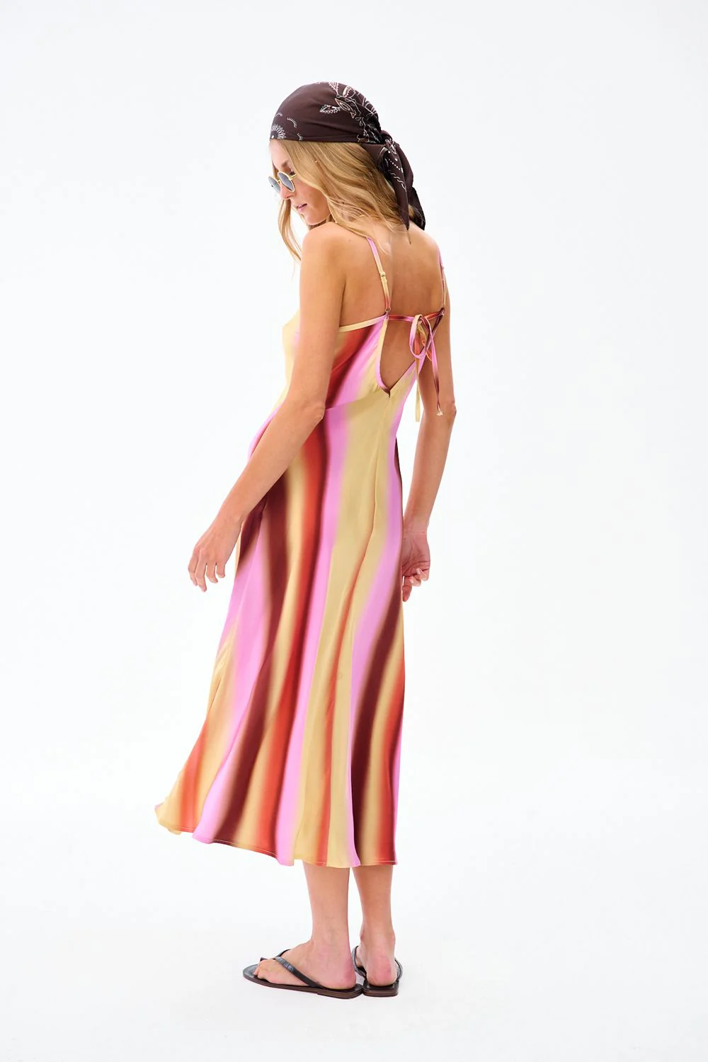 Painted Dusk Maxi Dress with Straps - Image 5