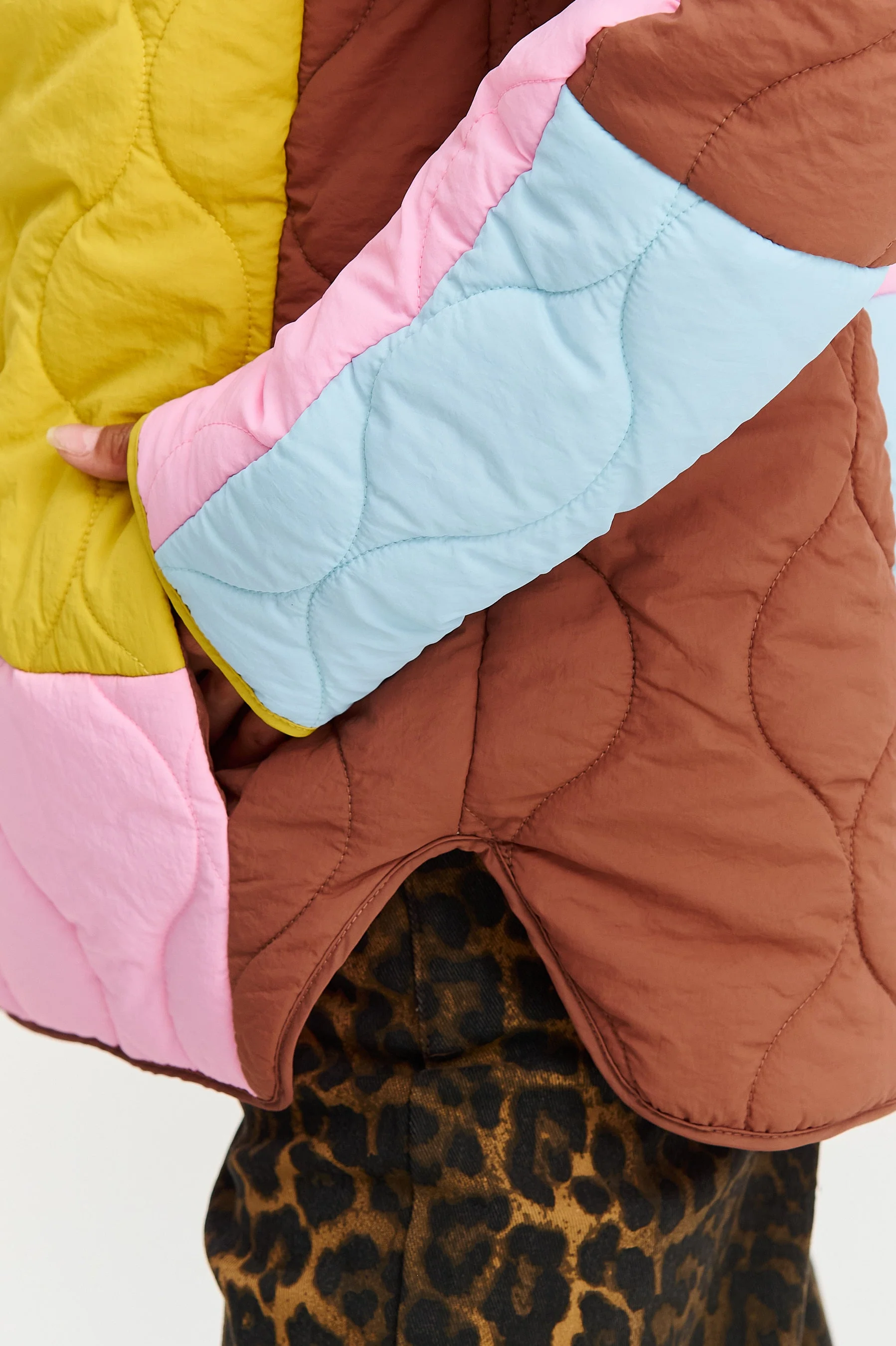 Pastel Harmony quilted jacket - Image 10