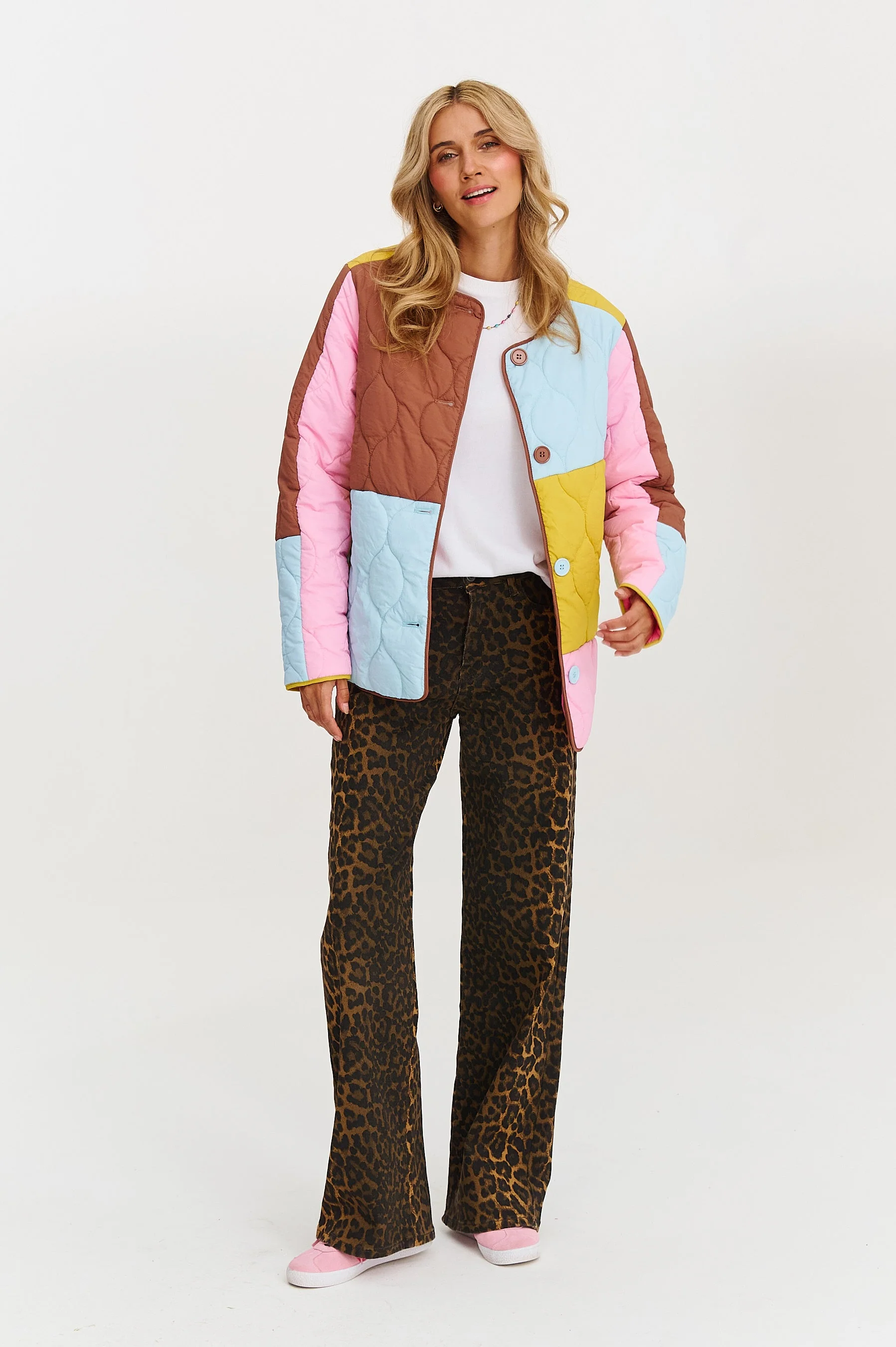 Pastel Harmony quilted jacket - Image 4