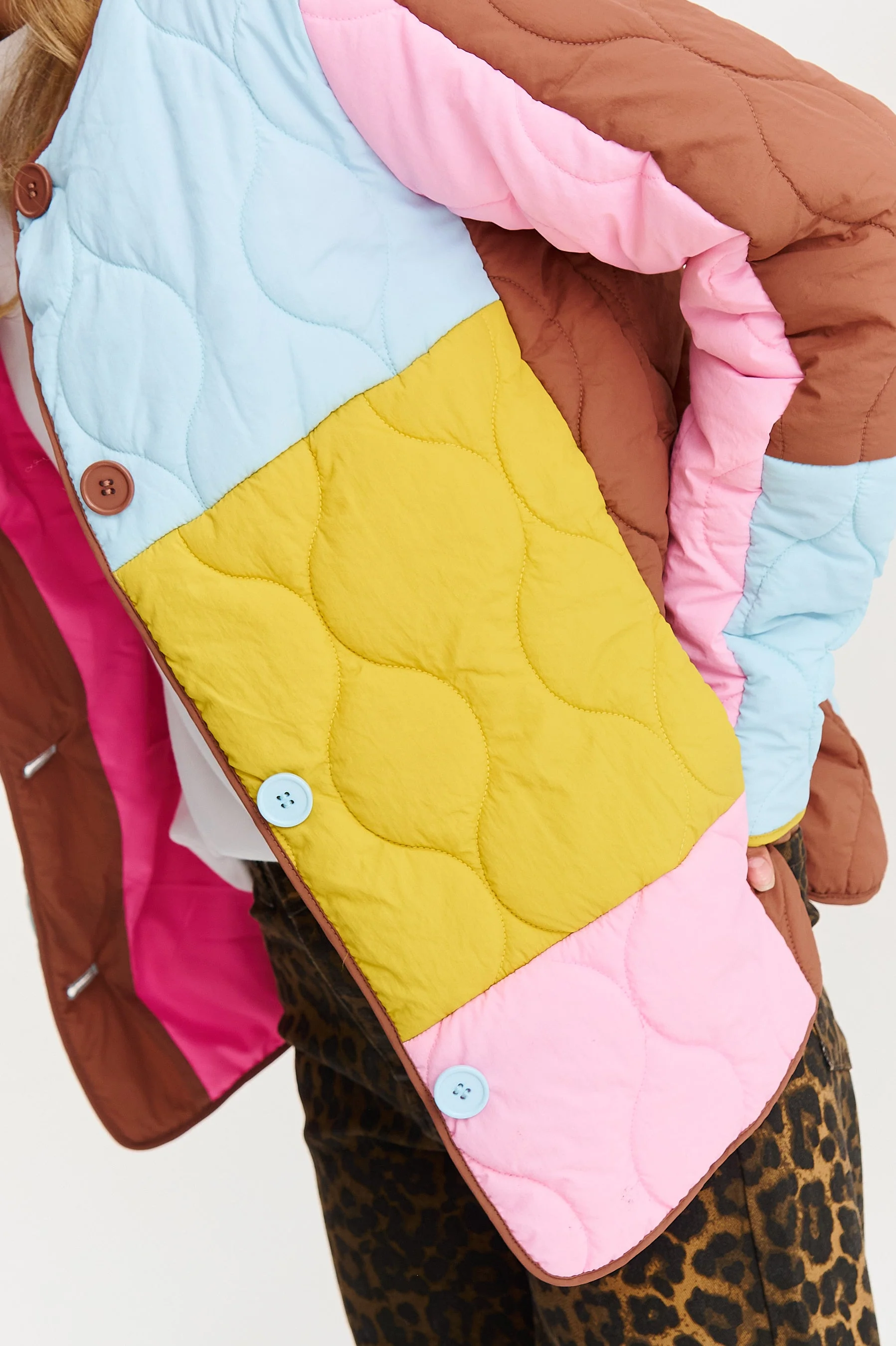 Pastel Harmony quilted jacket - Image 6